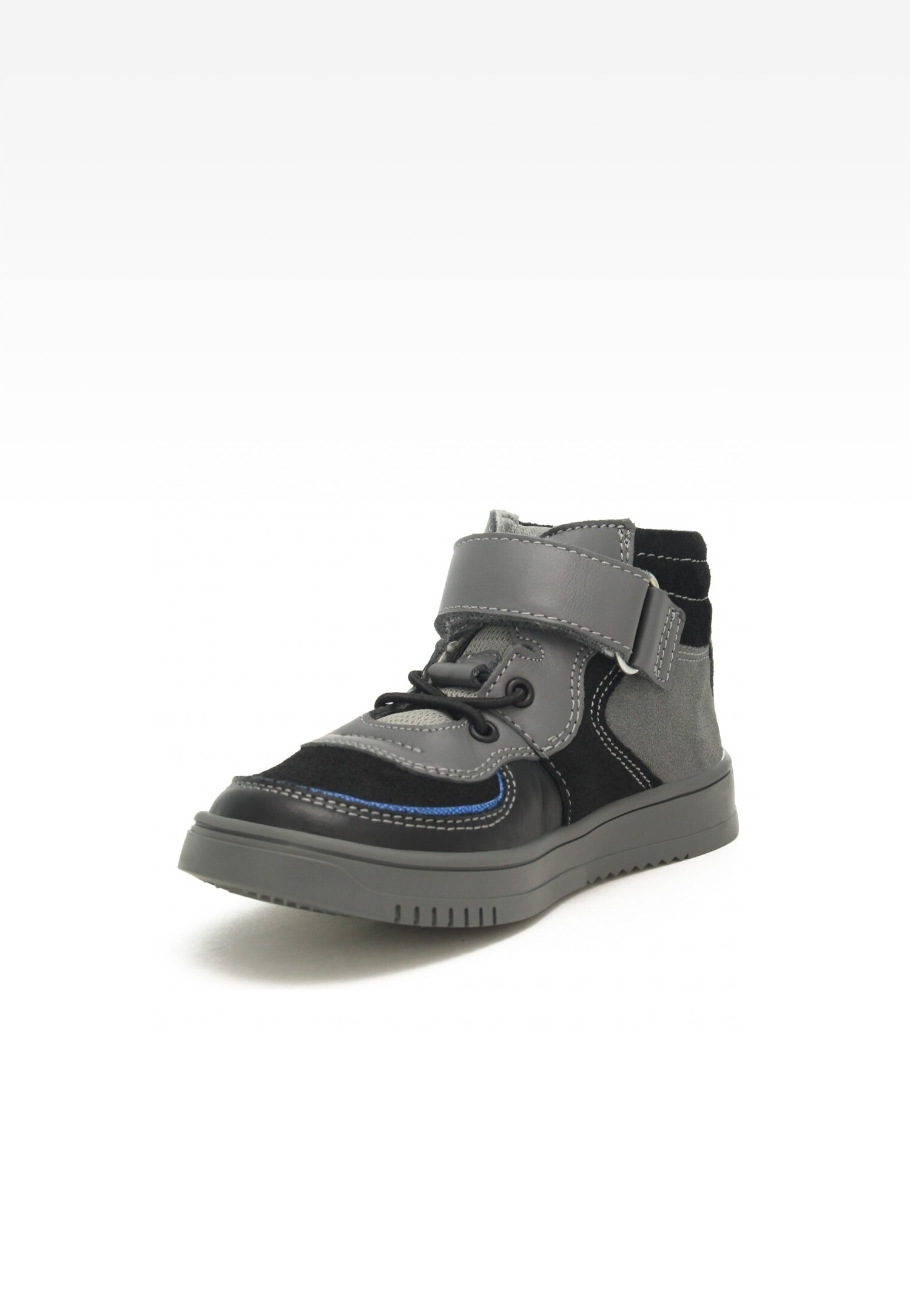 Trzewiki ocieplane BARTEK 14566008, dla dziewcząt, granatowo-srebrny