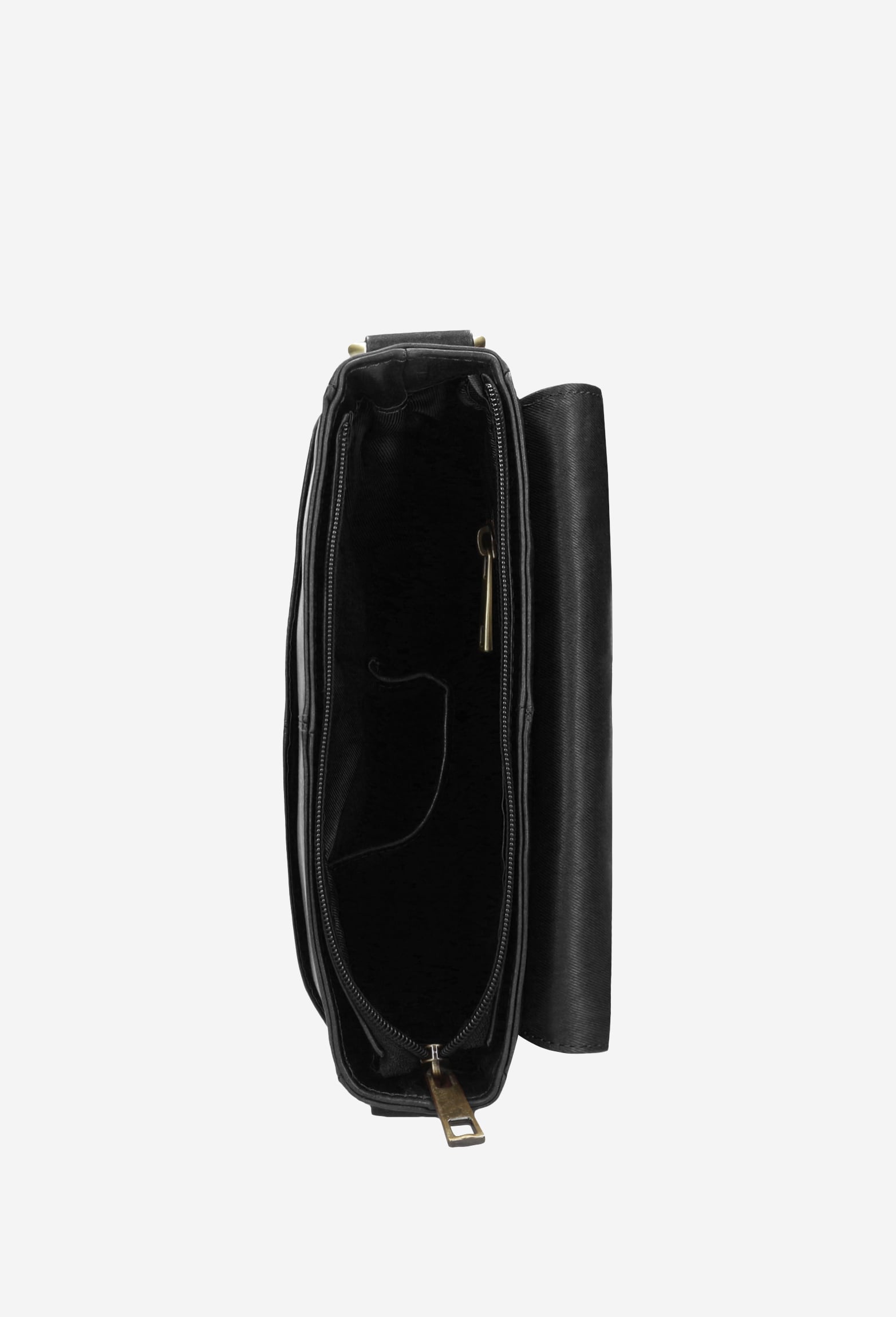 Brązowa torba męska ze skóry licowej