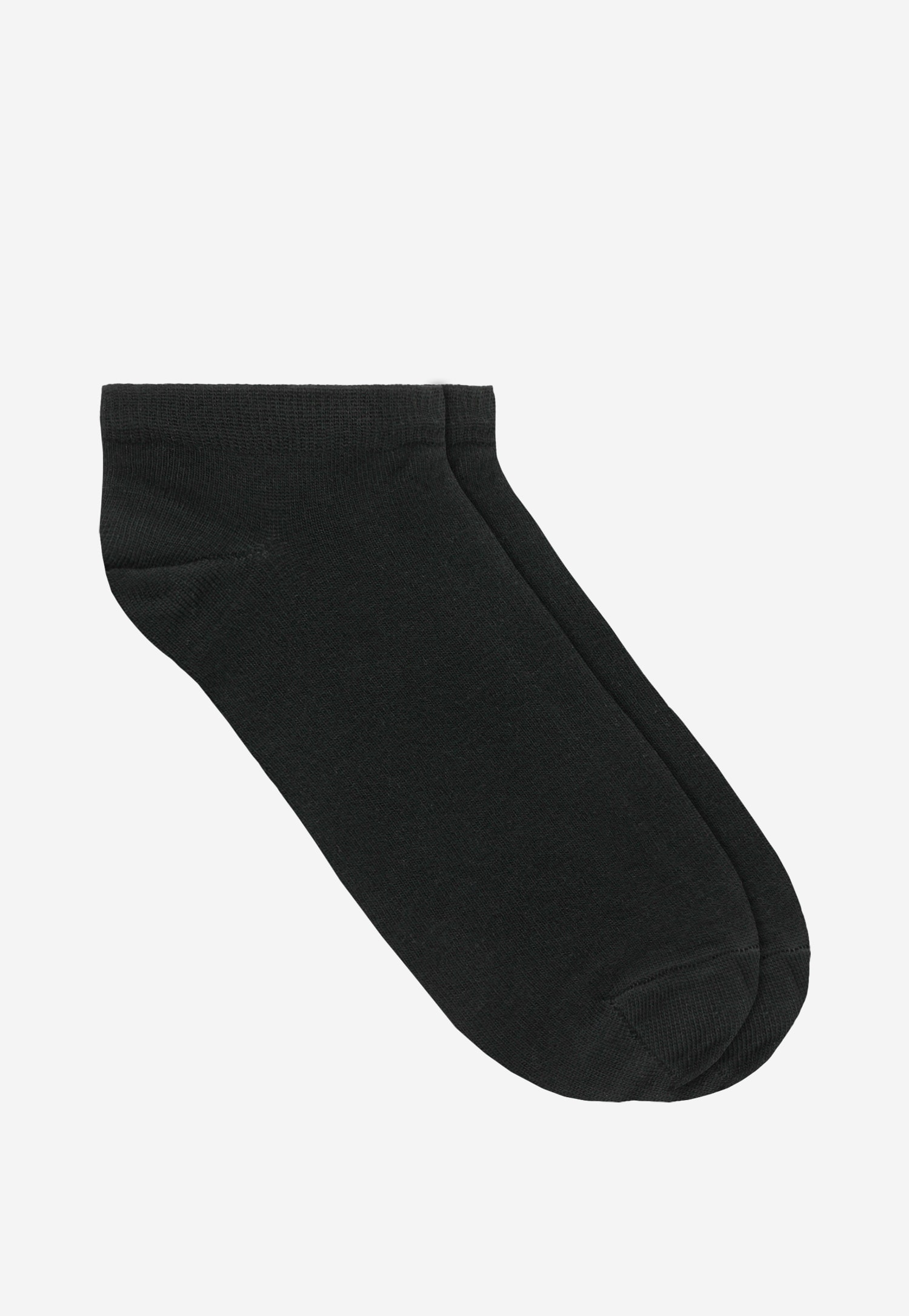 Czarne męskie stopki z włókna bambusowego 2 pary