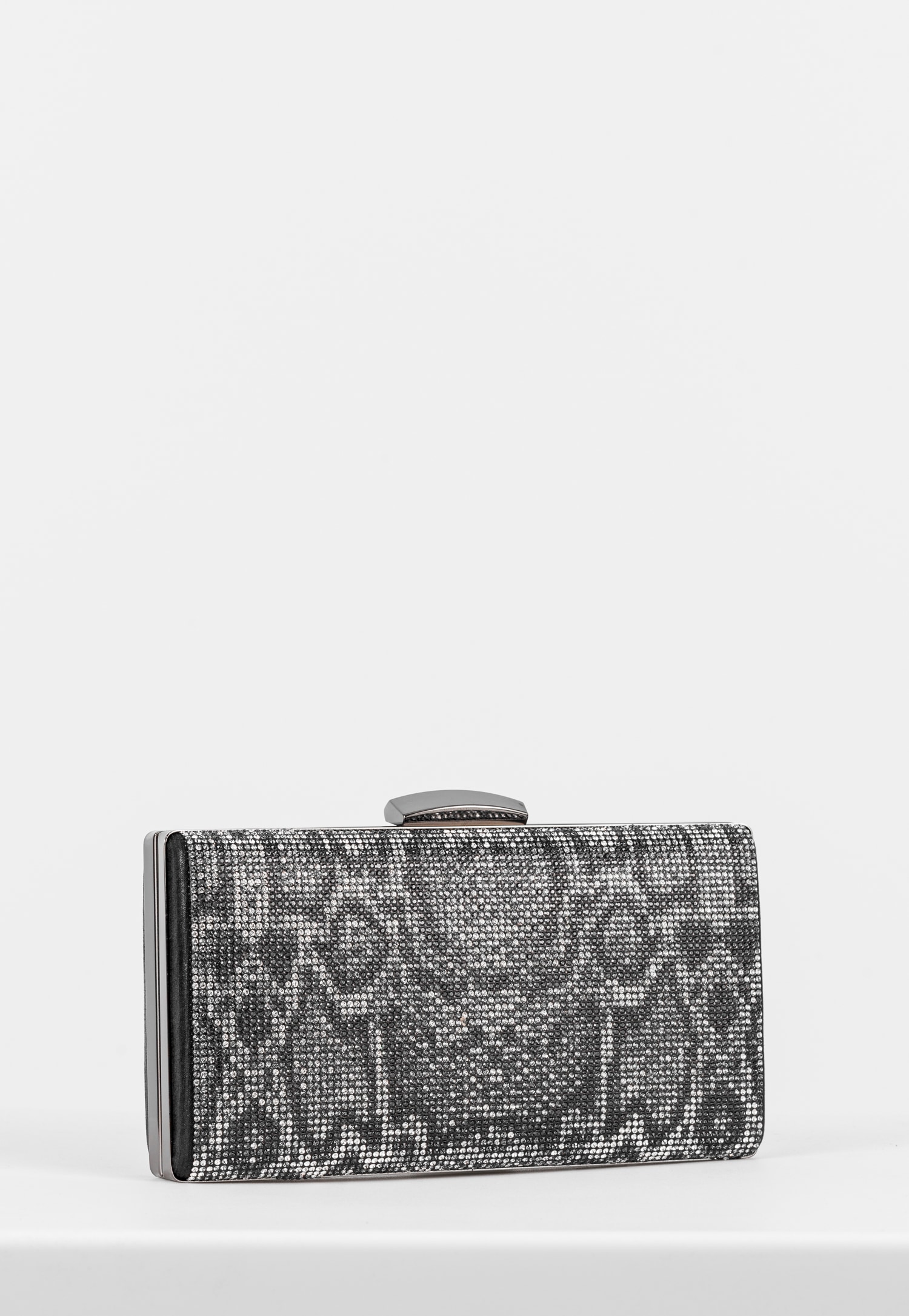 WJS torebka minaudiere z kryształkami w motyw zwierzęcy