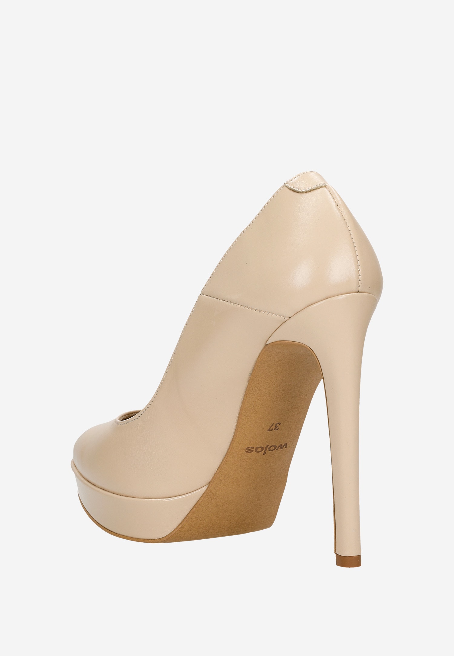 Czarne skórzane czółenka damskie na wysokiej szpilce