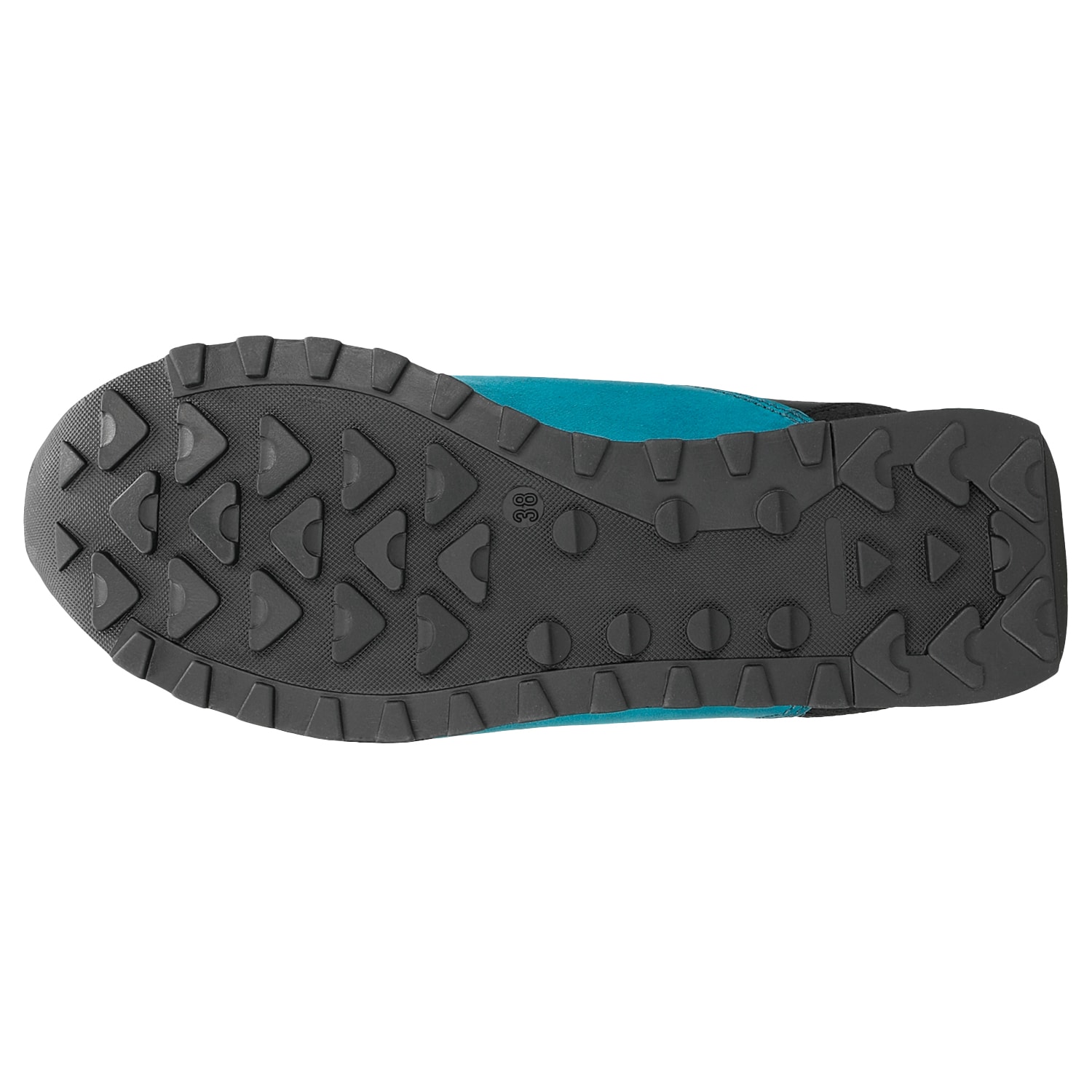 Czarno-amarantowe wysokie trekkingi damskie