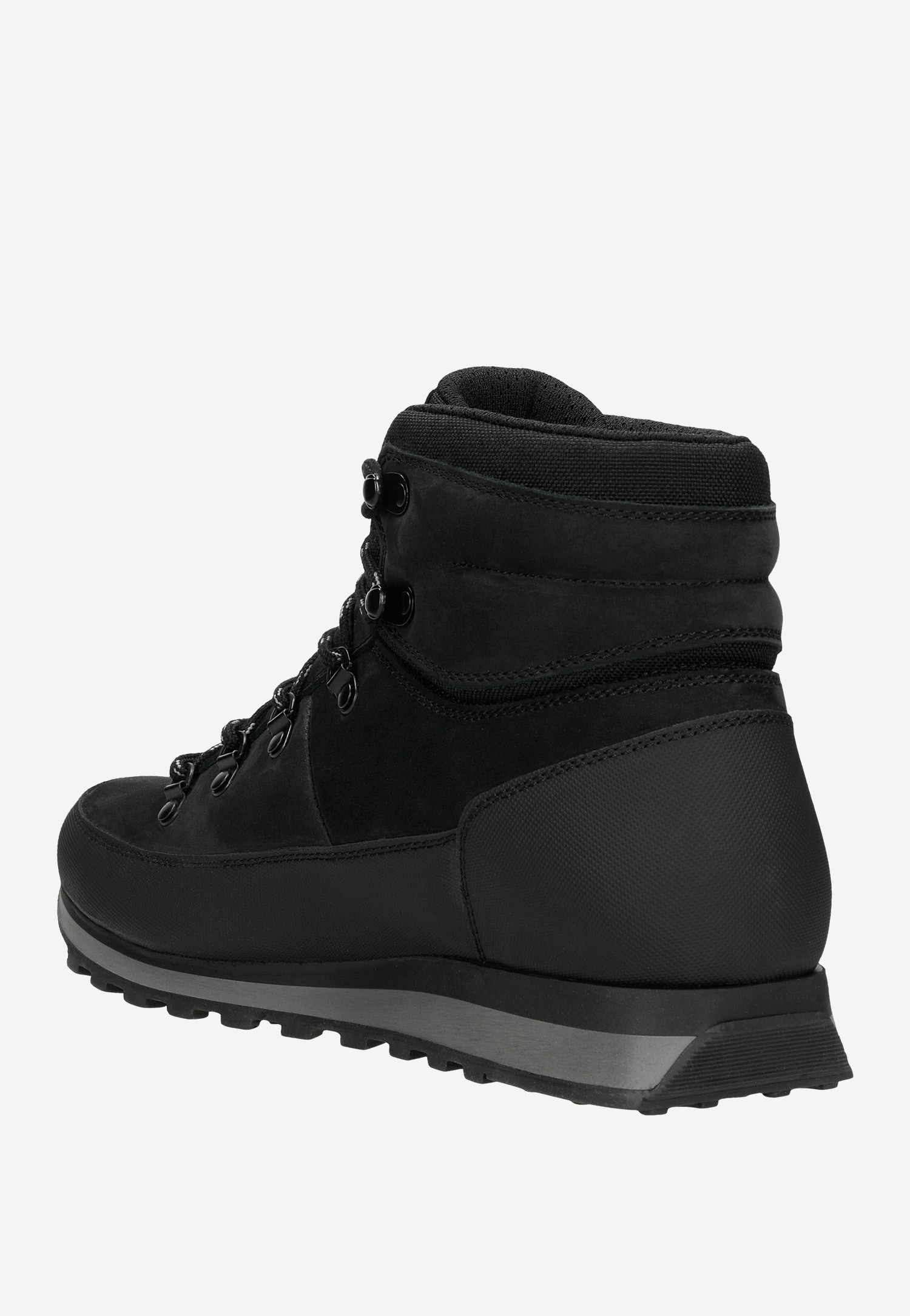 Czarne zimowe buty trekkingowe męskie