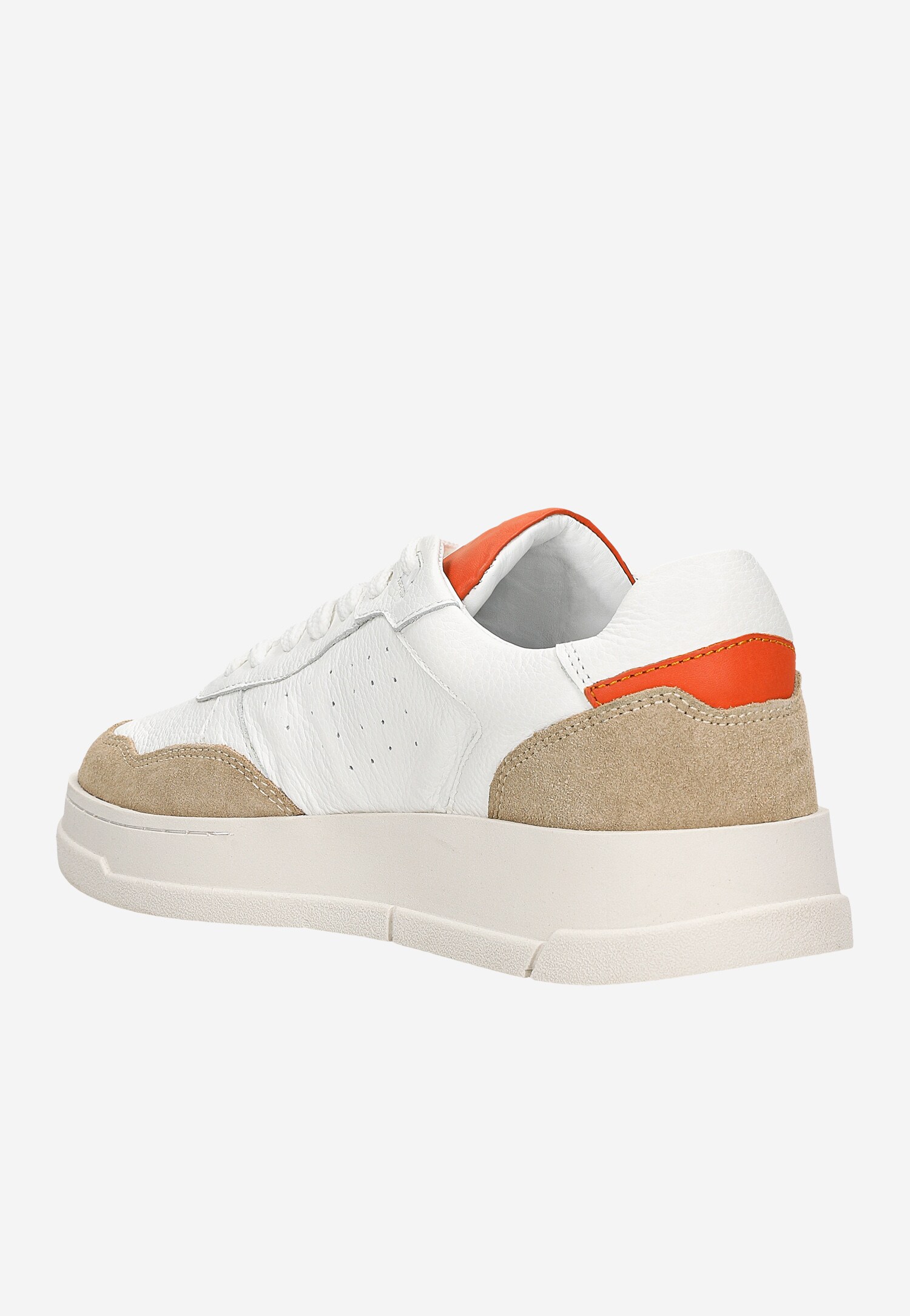 Czarne trampki męskie z łączonych skór