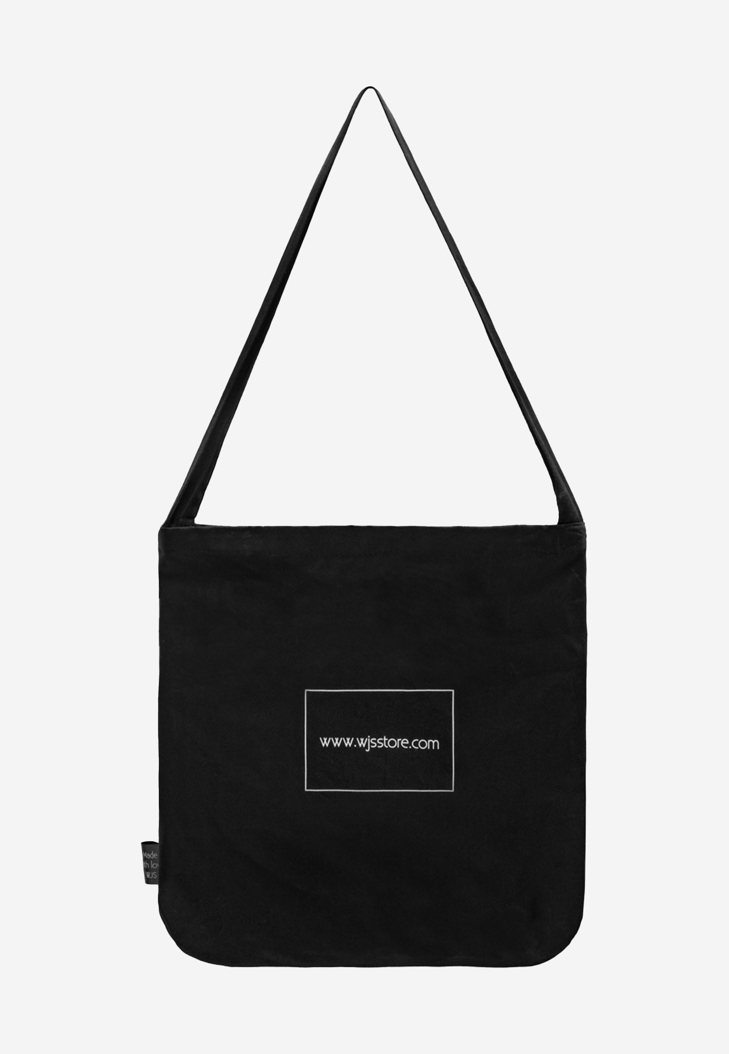 WJS czarna torba bawełniana