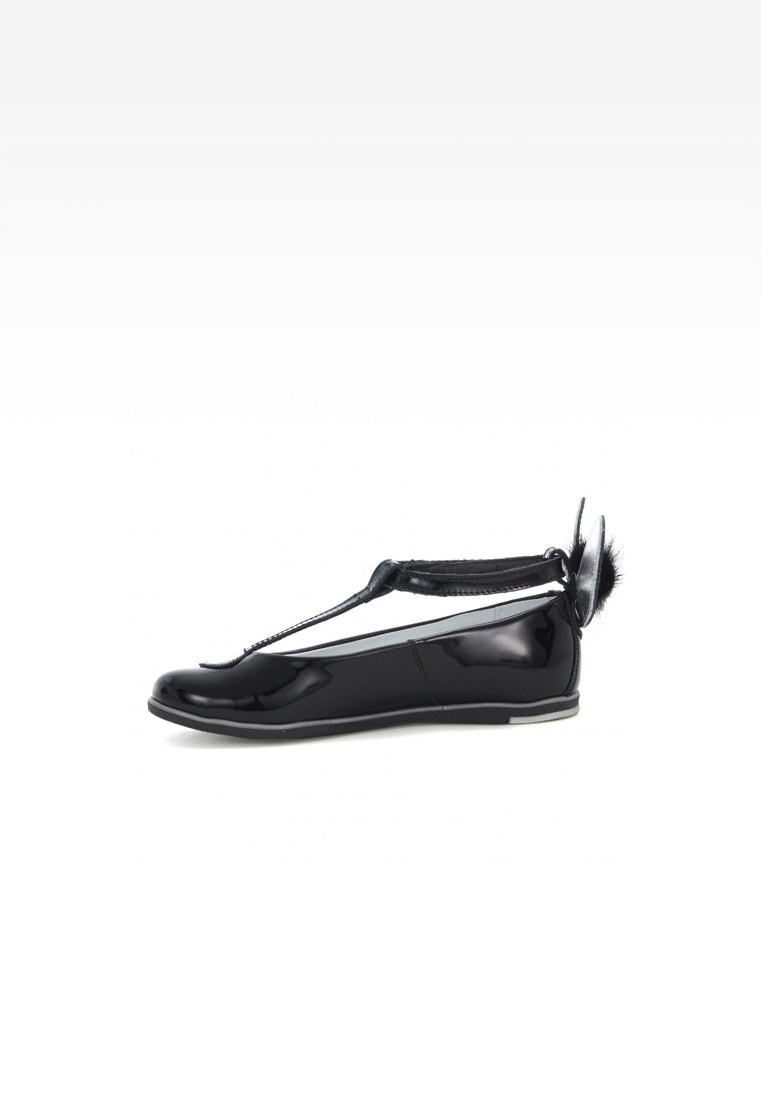 Wizytowe BARTEK W-48025/SZ/L3, dla dziewcząt, czarny