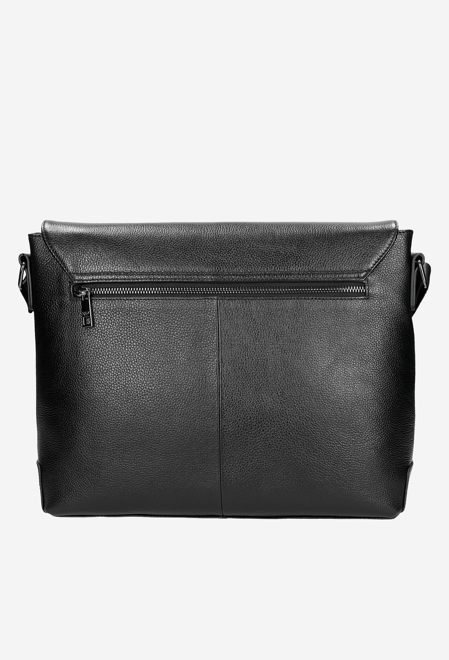 Brązowa skórzana torba męska