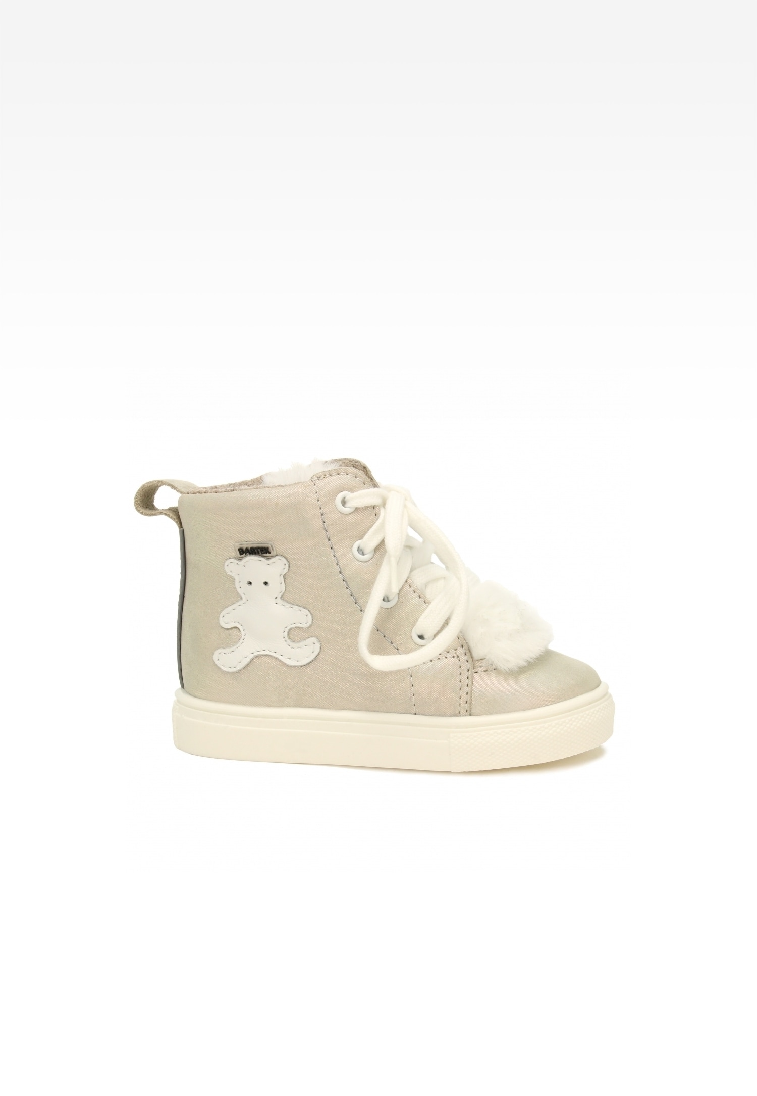 Trzewiki ocieplane BARTEK 11570014, dla dziewcząt, biały