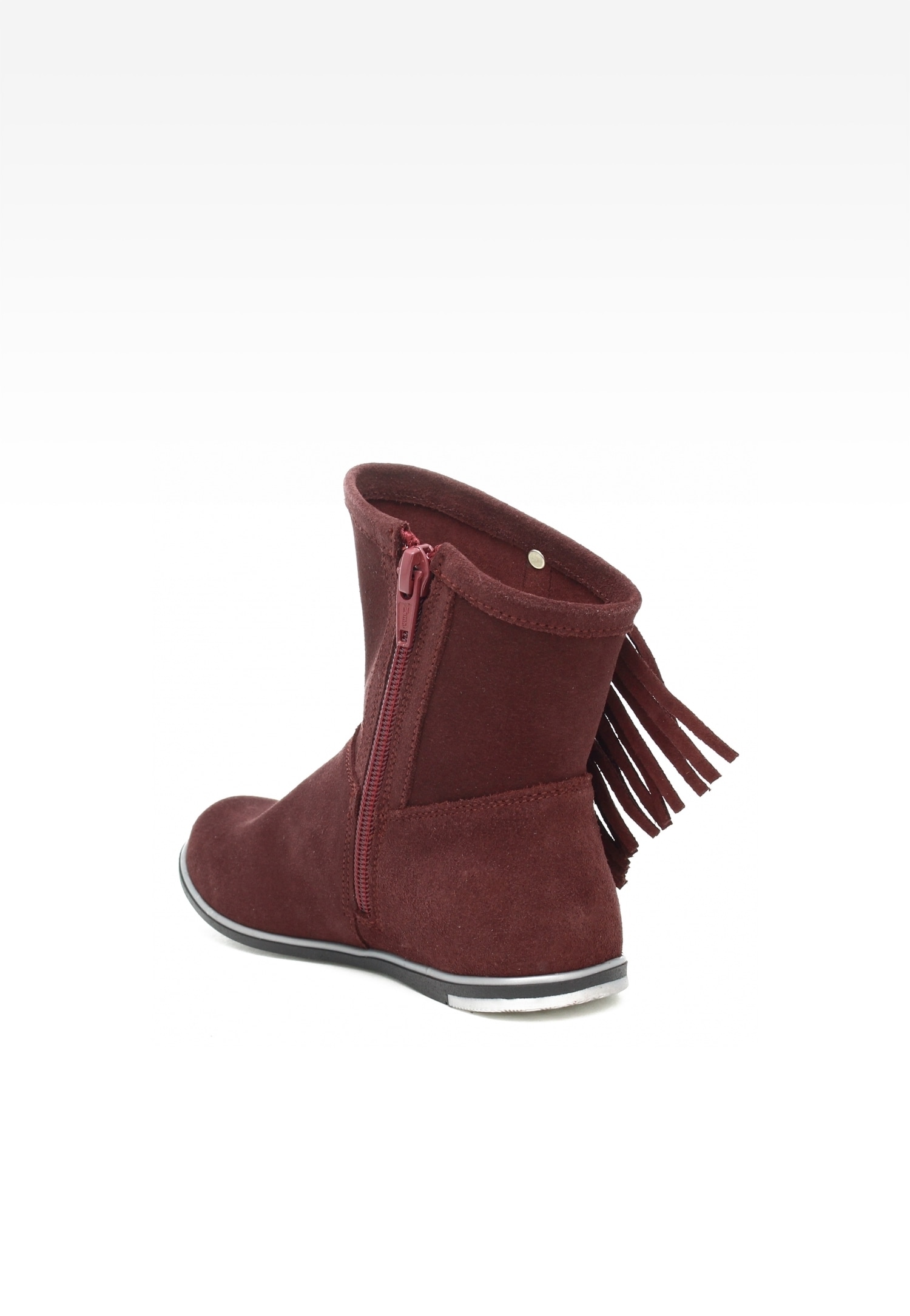 Botki BARTEK 14233020, dla dziewcząt, bordowy