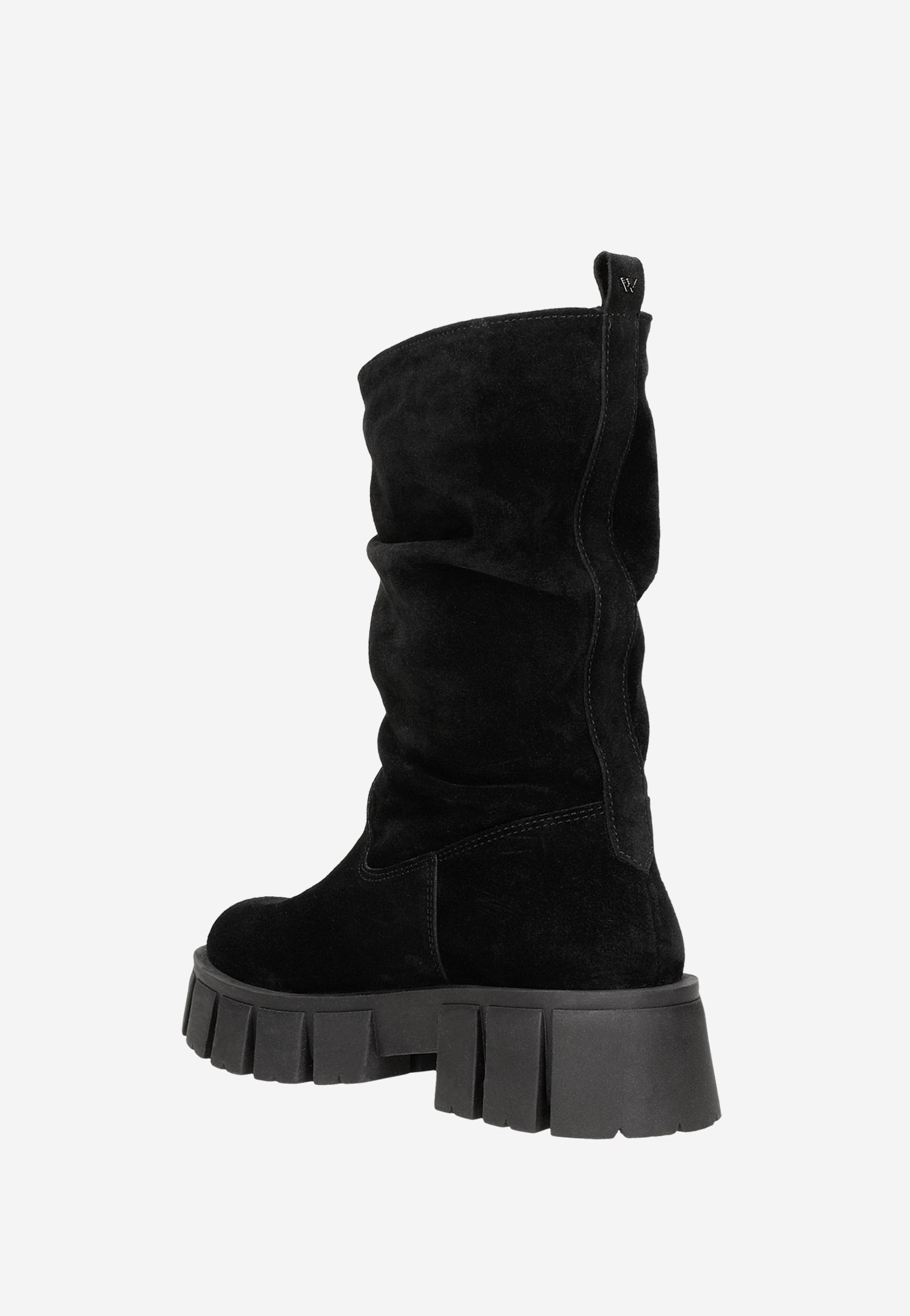 Ocieplane botki damskie w kolorze beżowym