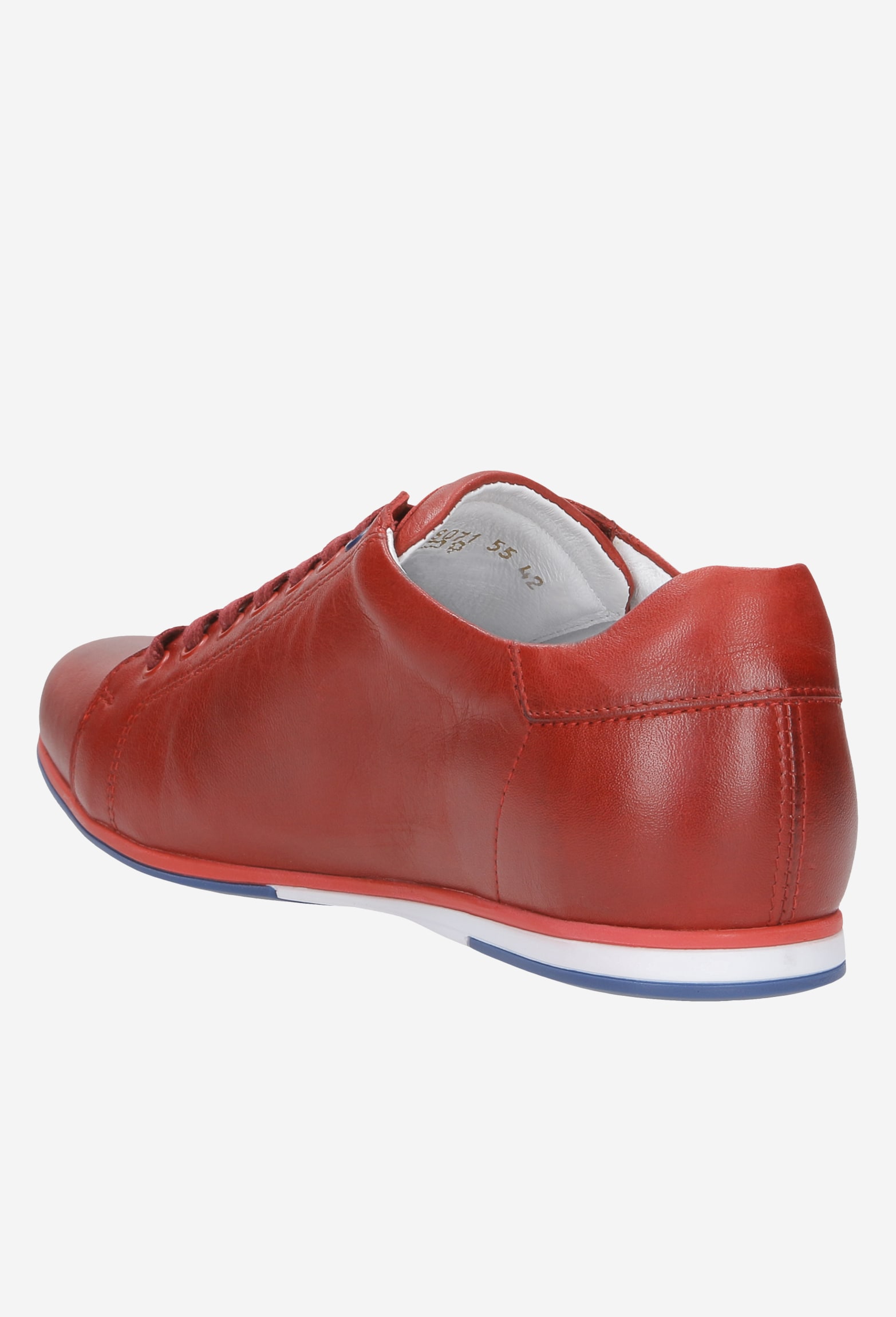 Czarne minimalistyczne sneakersy męskie w klasycznym stylu