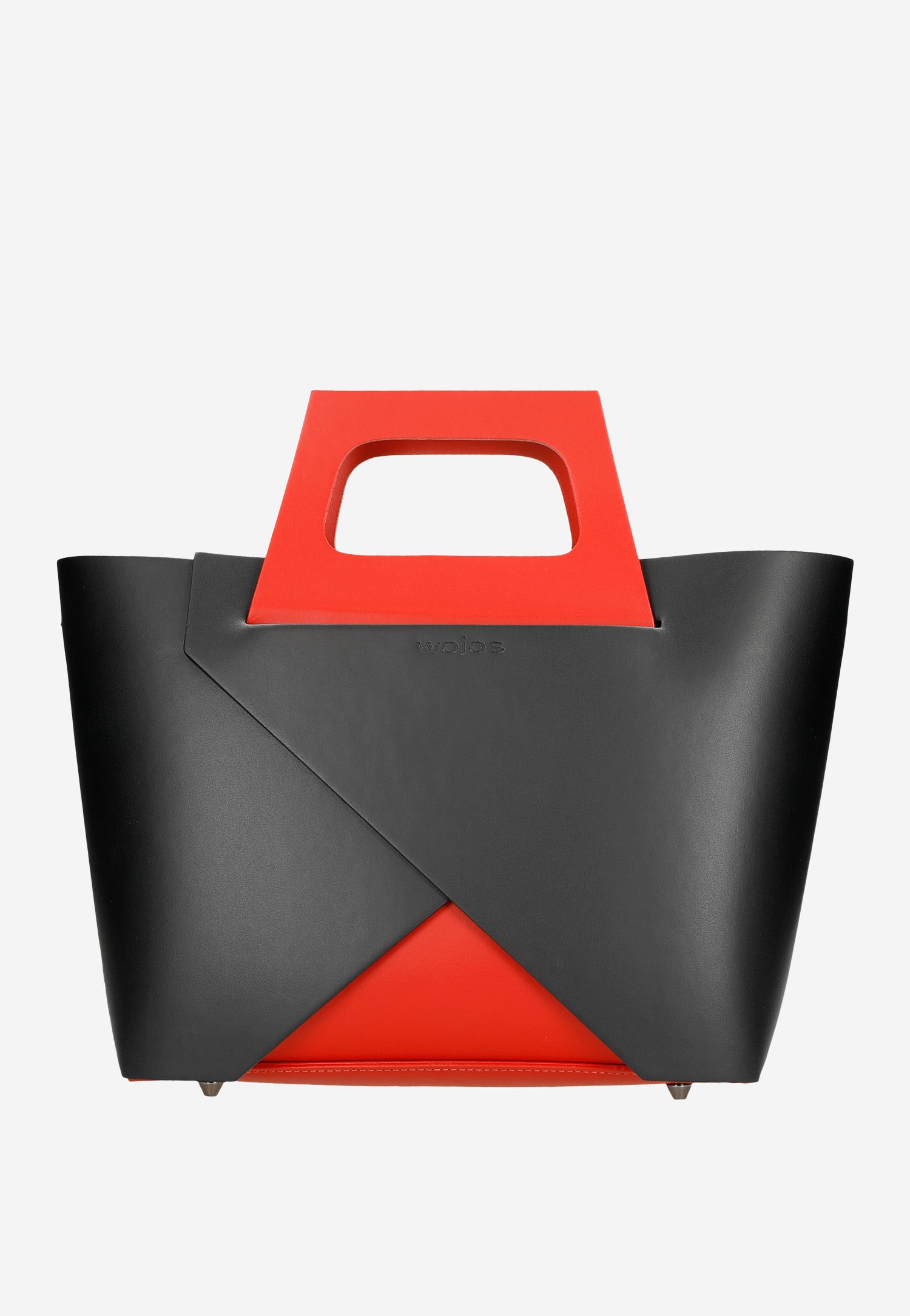 Beżowy sztywny kuferek damski z brązowymi elementami