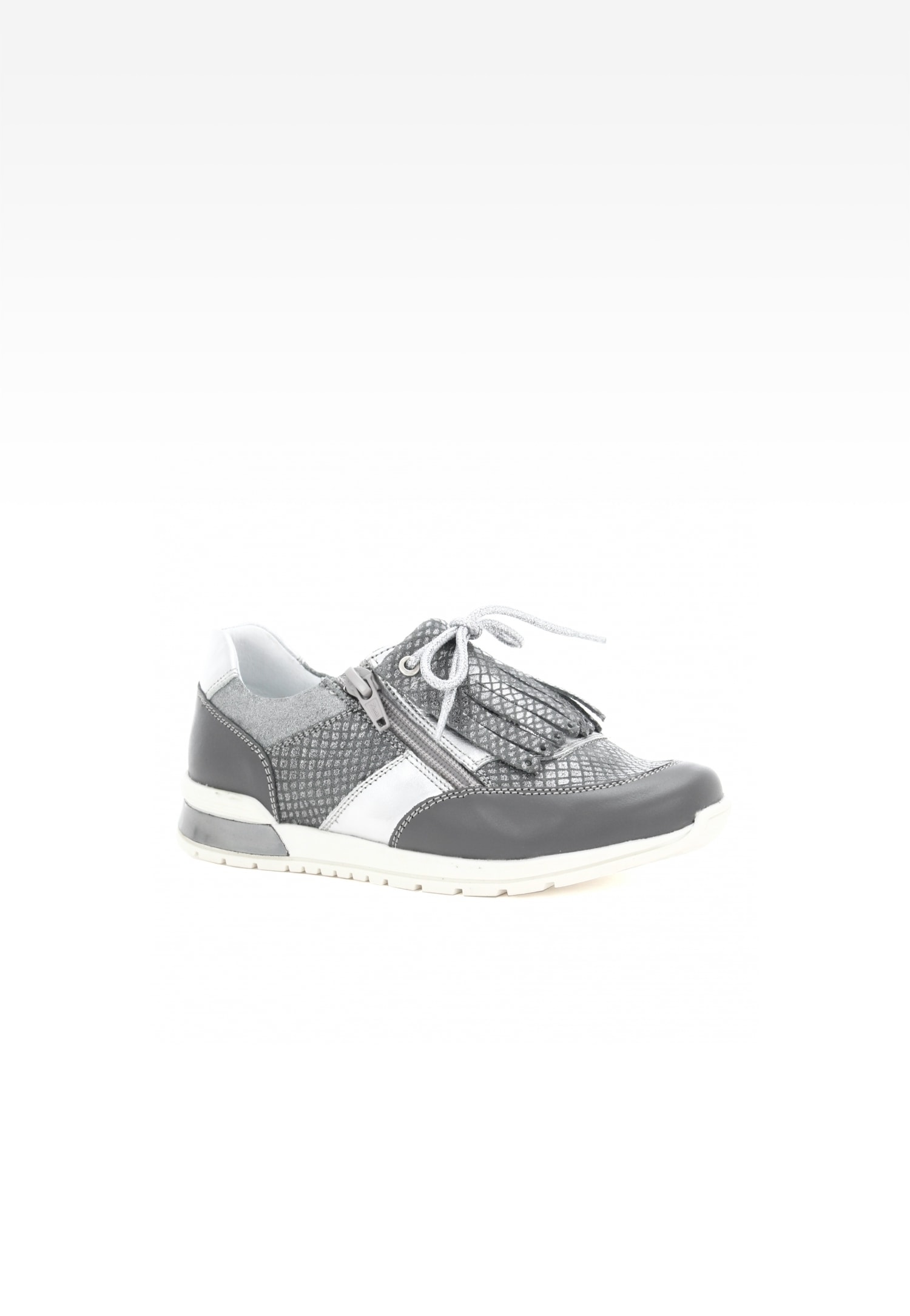 Półbuty BARTEK T-28695/SZ/1SC, dla dziewcząt, szary