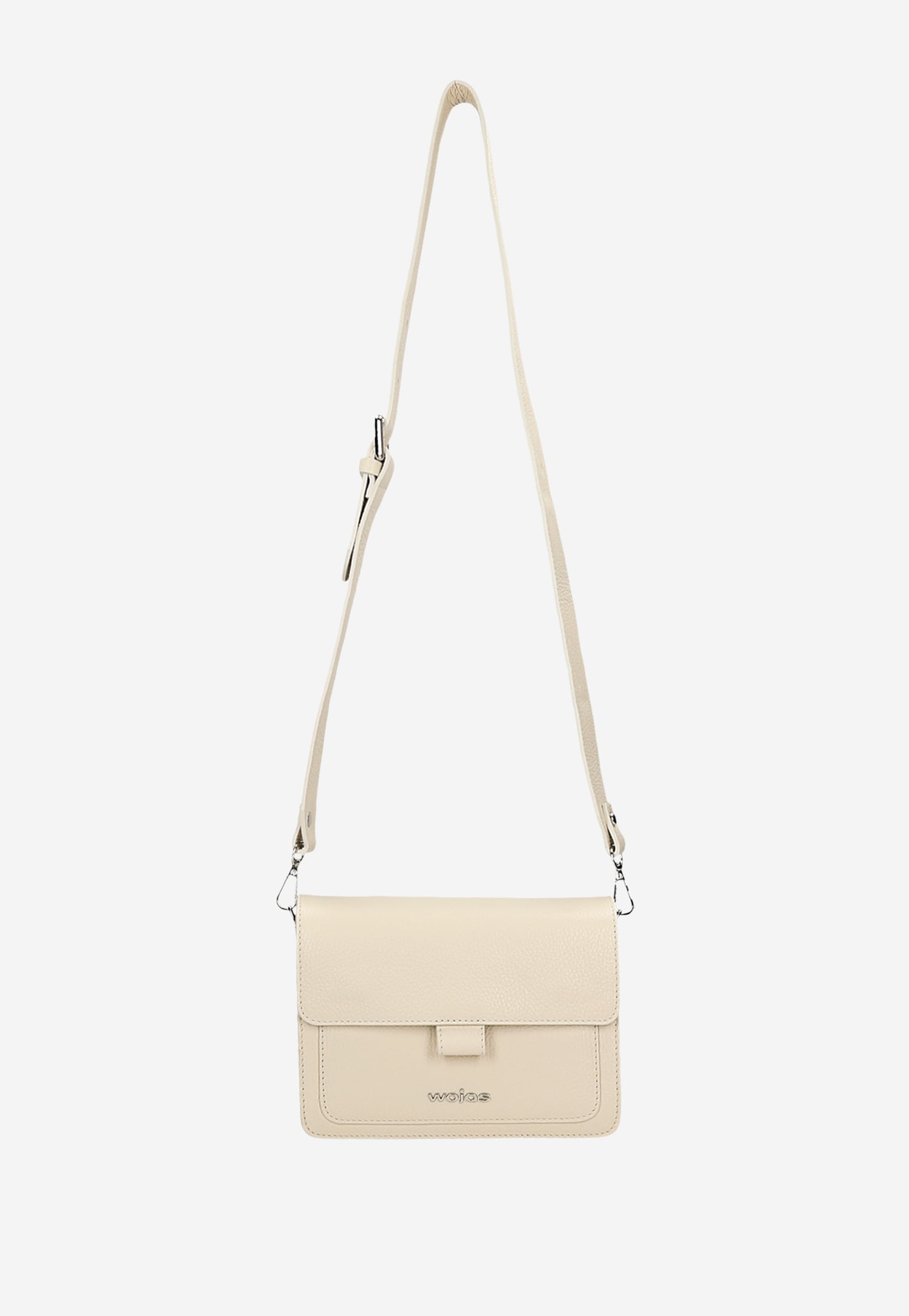 Czarna mała torebka damska ze skóry licowej