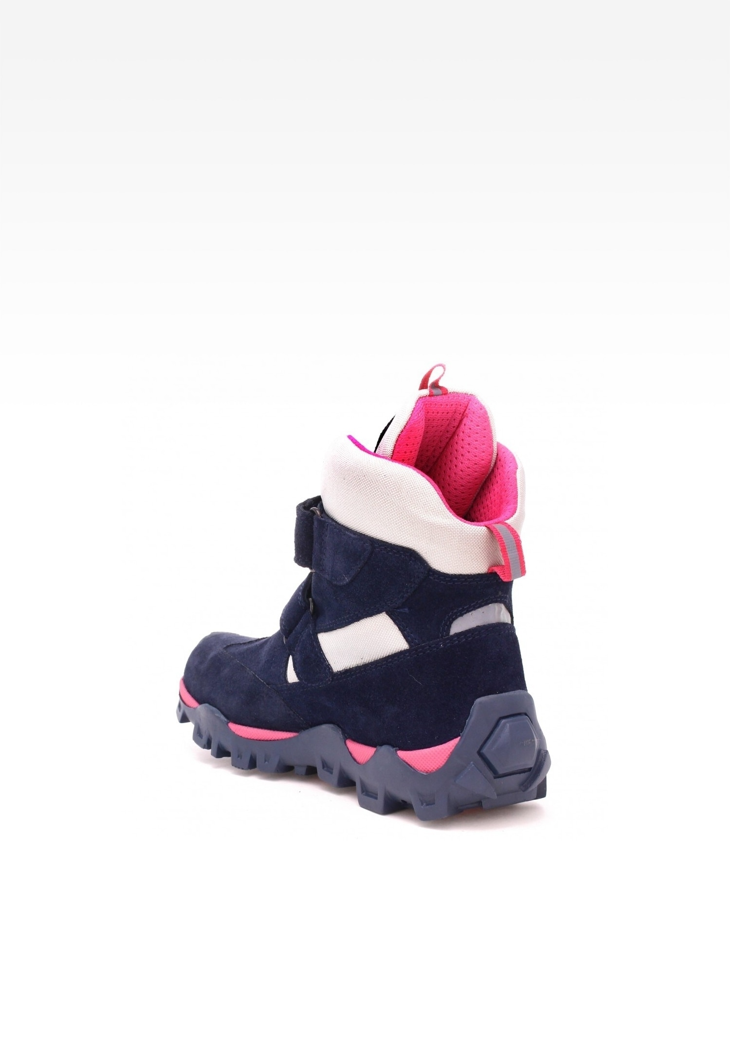 Trzewiki ocieplane BARTEK 7395-69XL, dla dziewcząt, granatowo-różowy