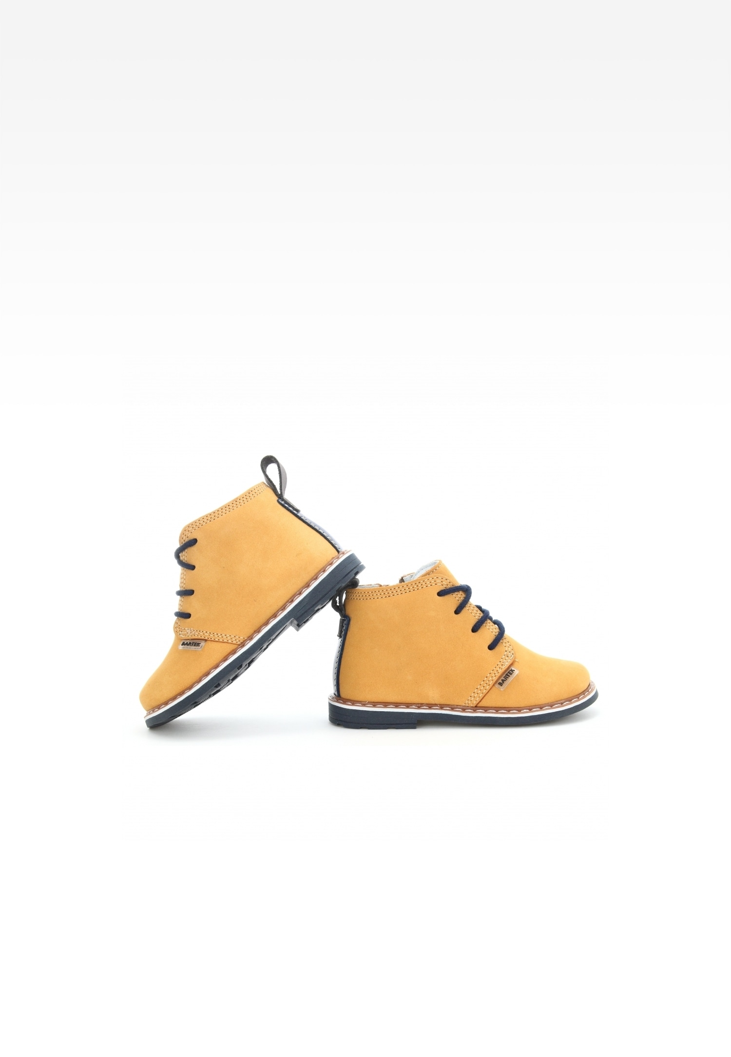 Trzewiki BARTEK W-81852-5/1LT, dla chłopców, żółty