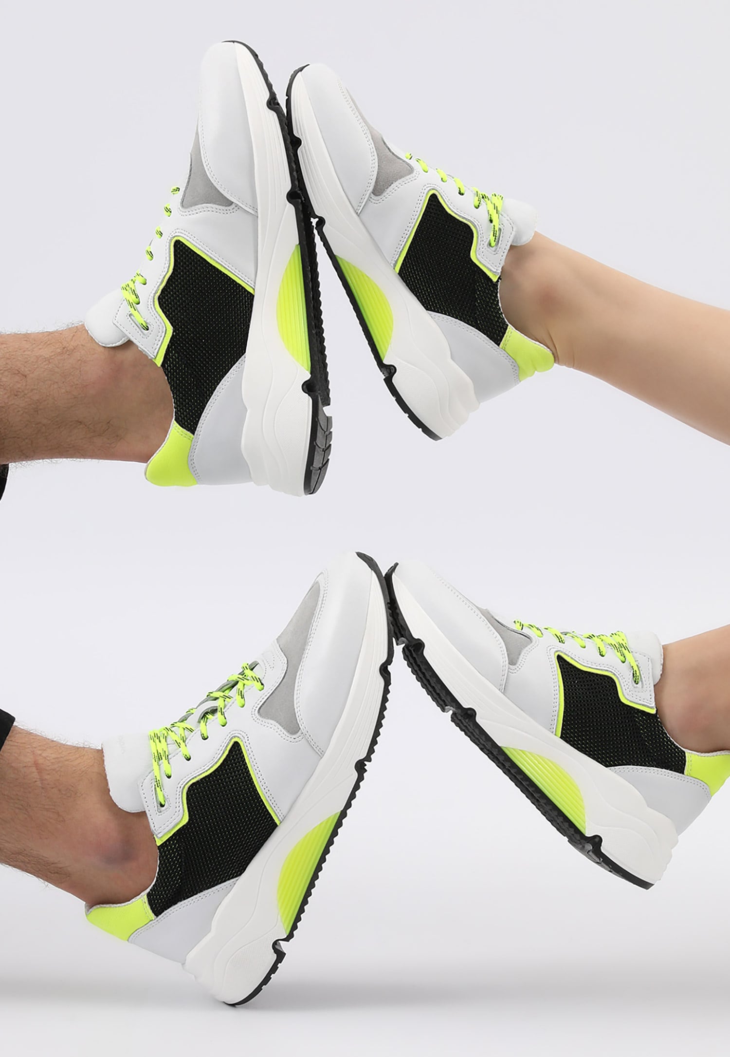 Czarne całoroczne sneakersy męskie