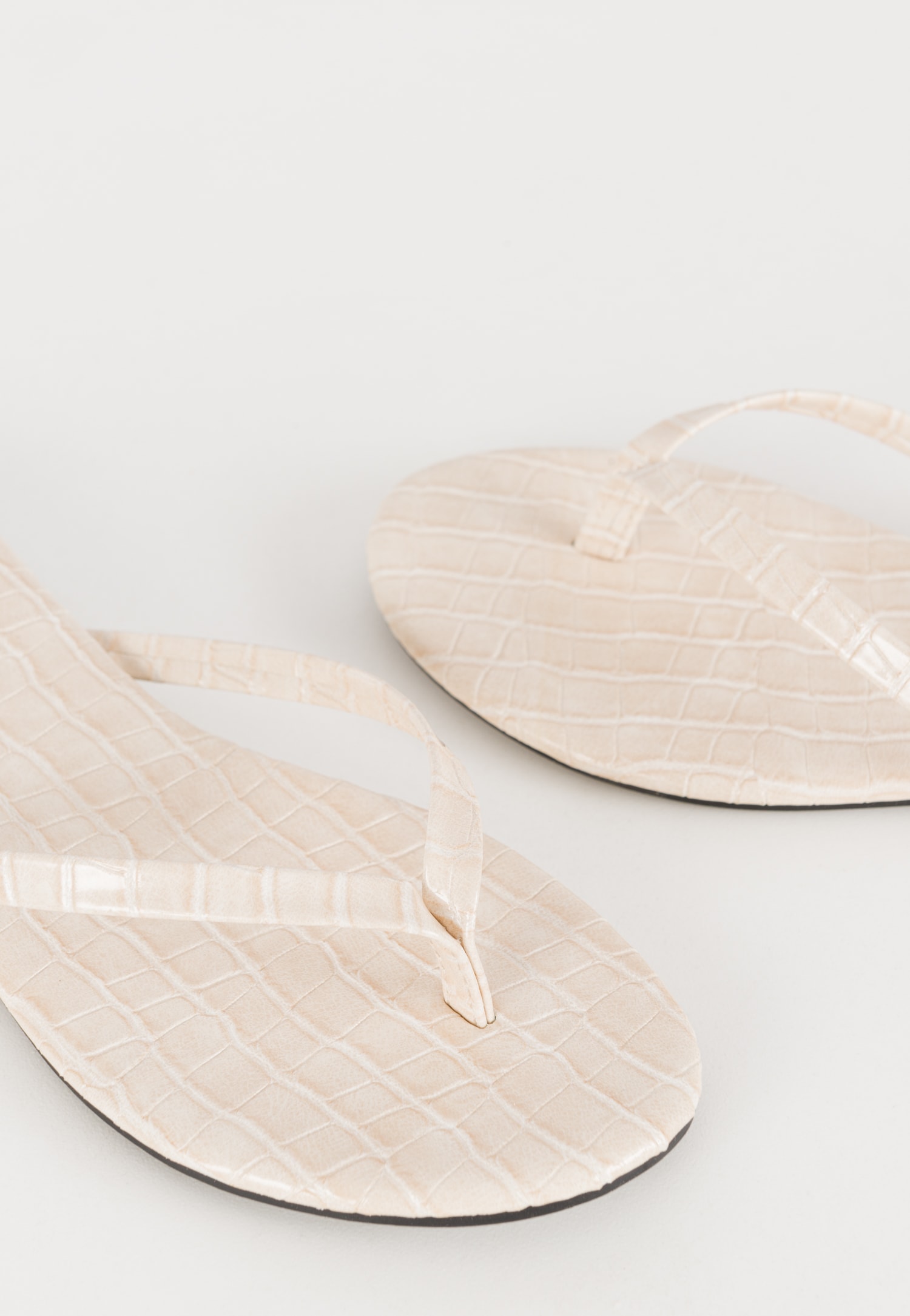 WJS żółte japonki damskie na lato