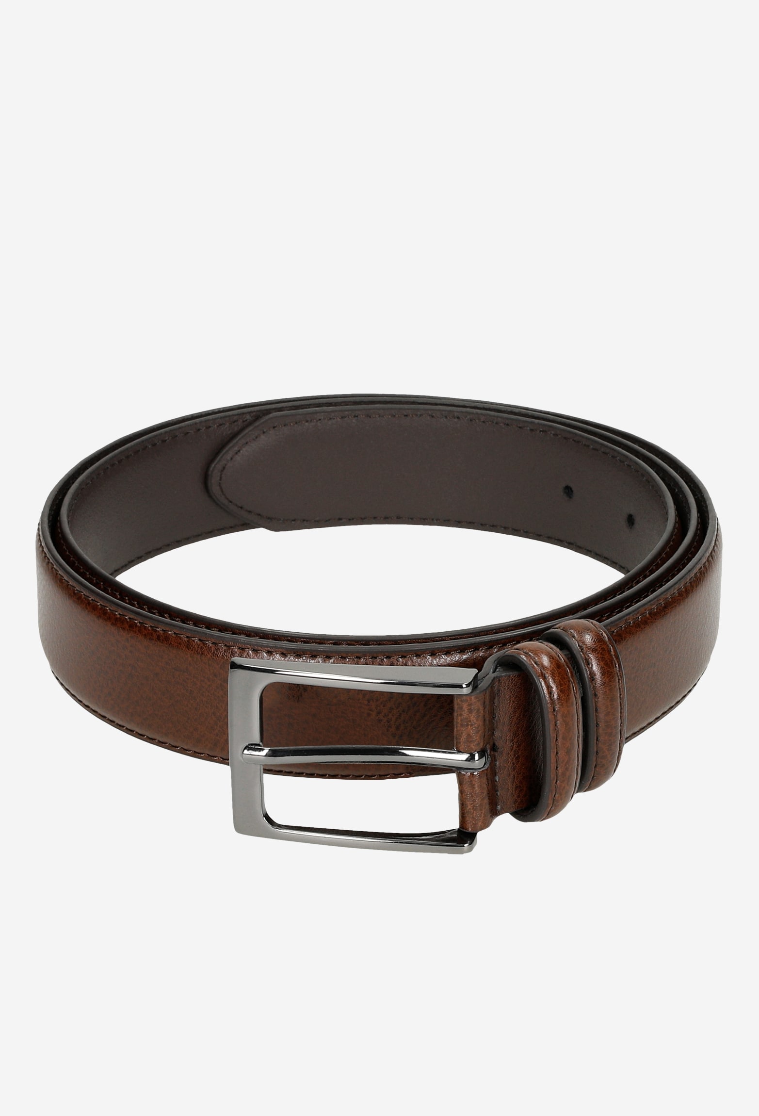 Jasnobrązowy skórzany pasek męski