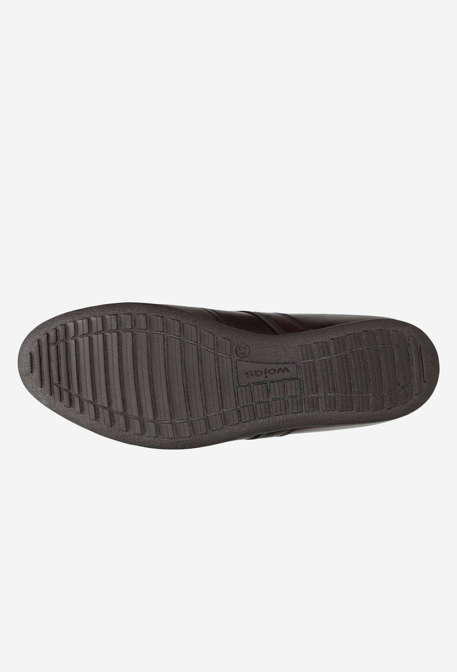 Brązowe sneakersy męskie wykonane ze skóry licowej