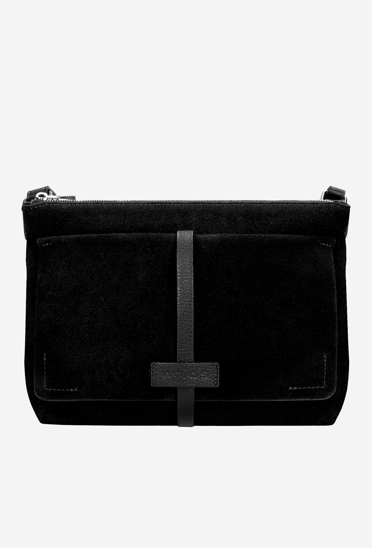 Niewielka beżowa torebka damska z łączonych skór