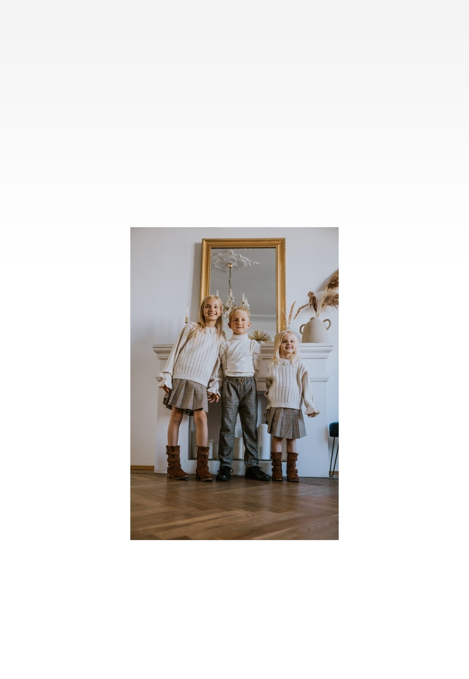 Botki Wojas x Bartek 8440263, dla dziewcząt, brązowy