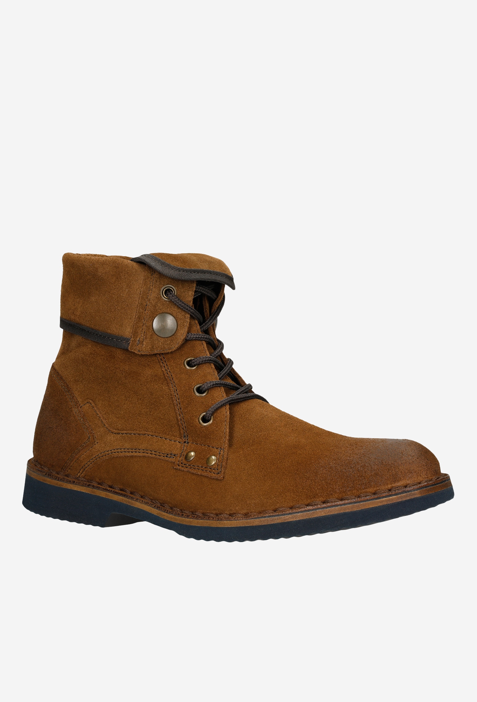 Ciemnobrązowe workery męskie