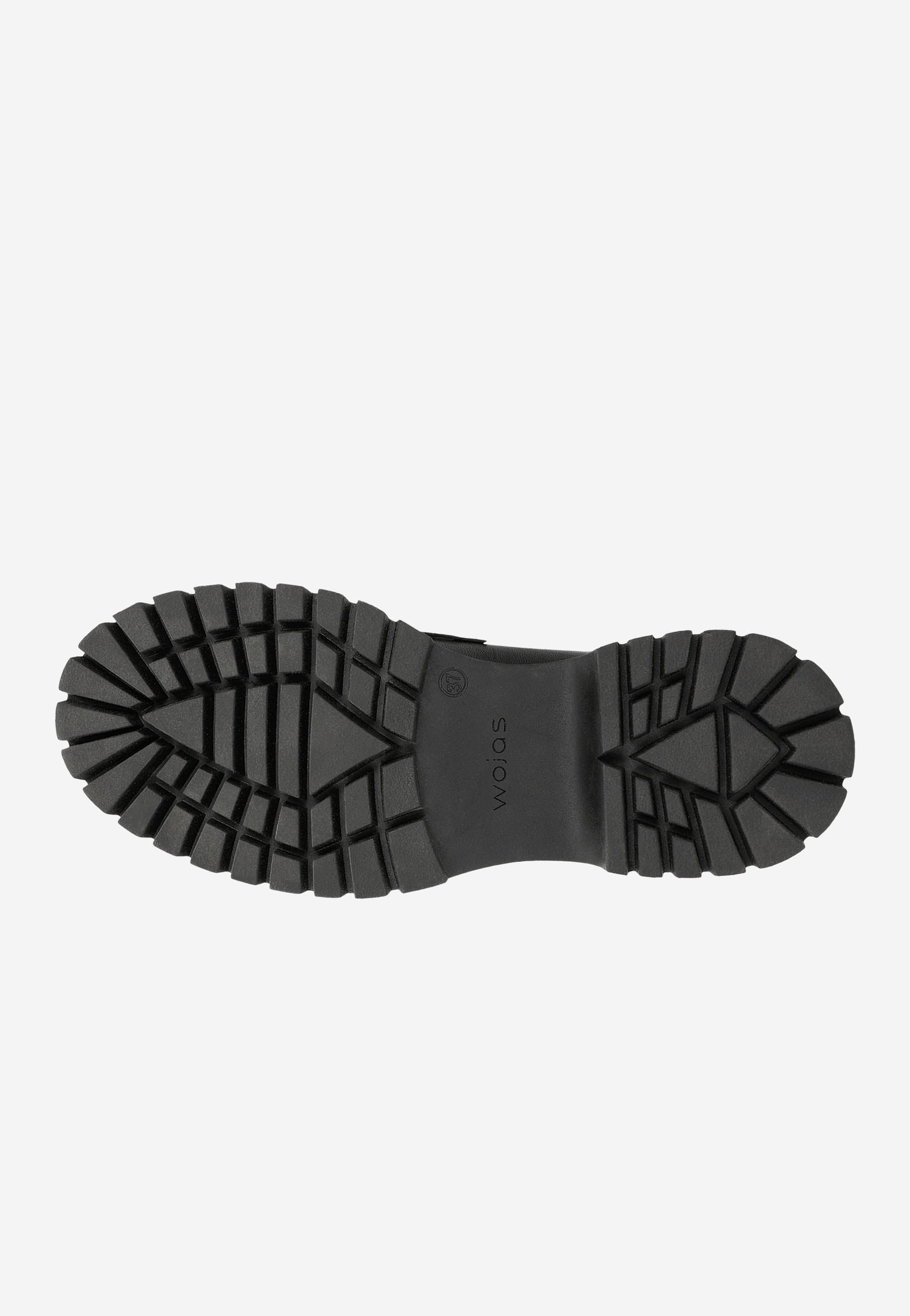 Czarne mokasyny damskie z metalową ozdobą horsebit