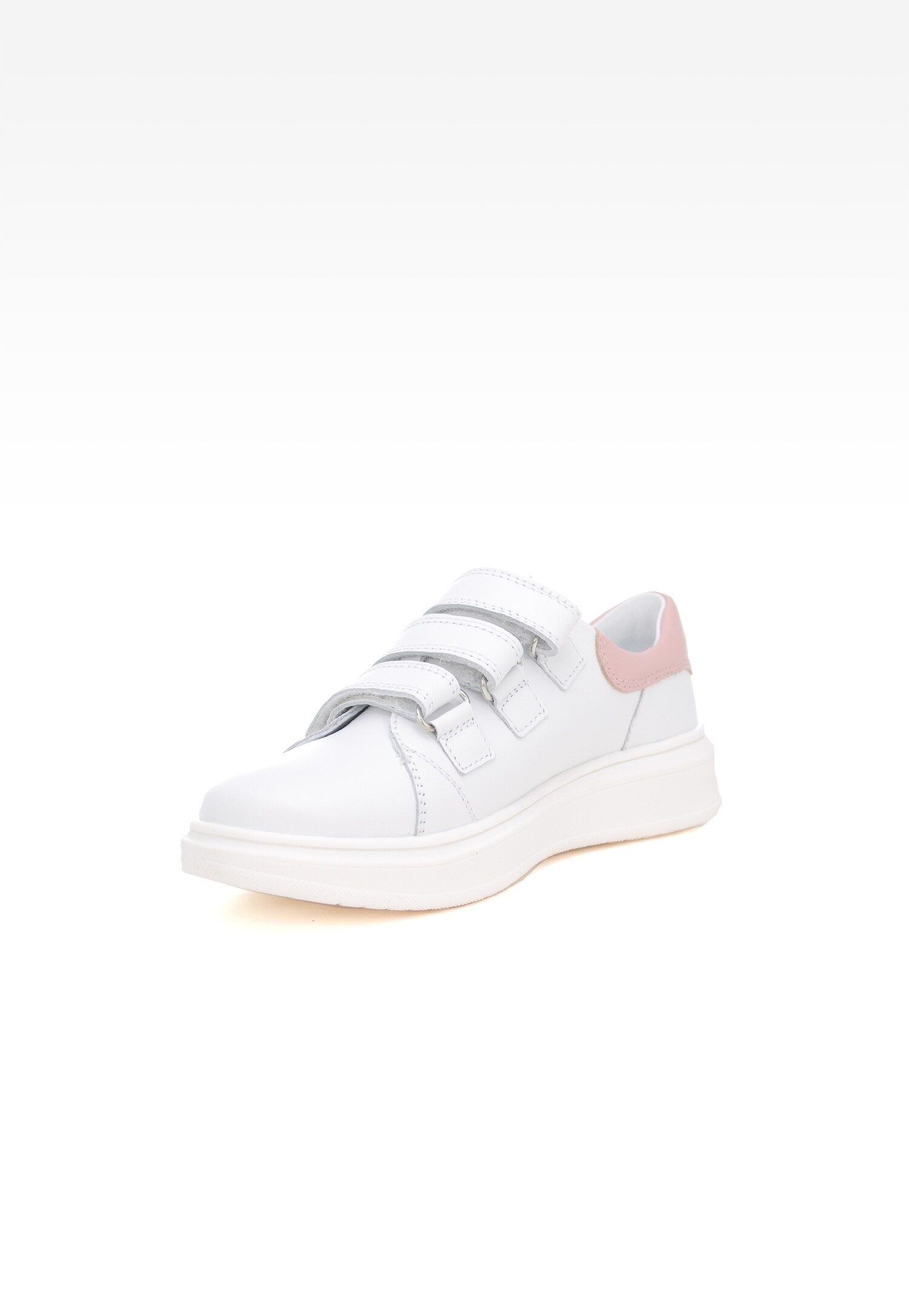 Sneakers BARTEK W-75220/B87, dla dziewcząt, biały