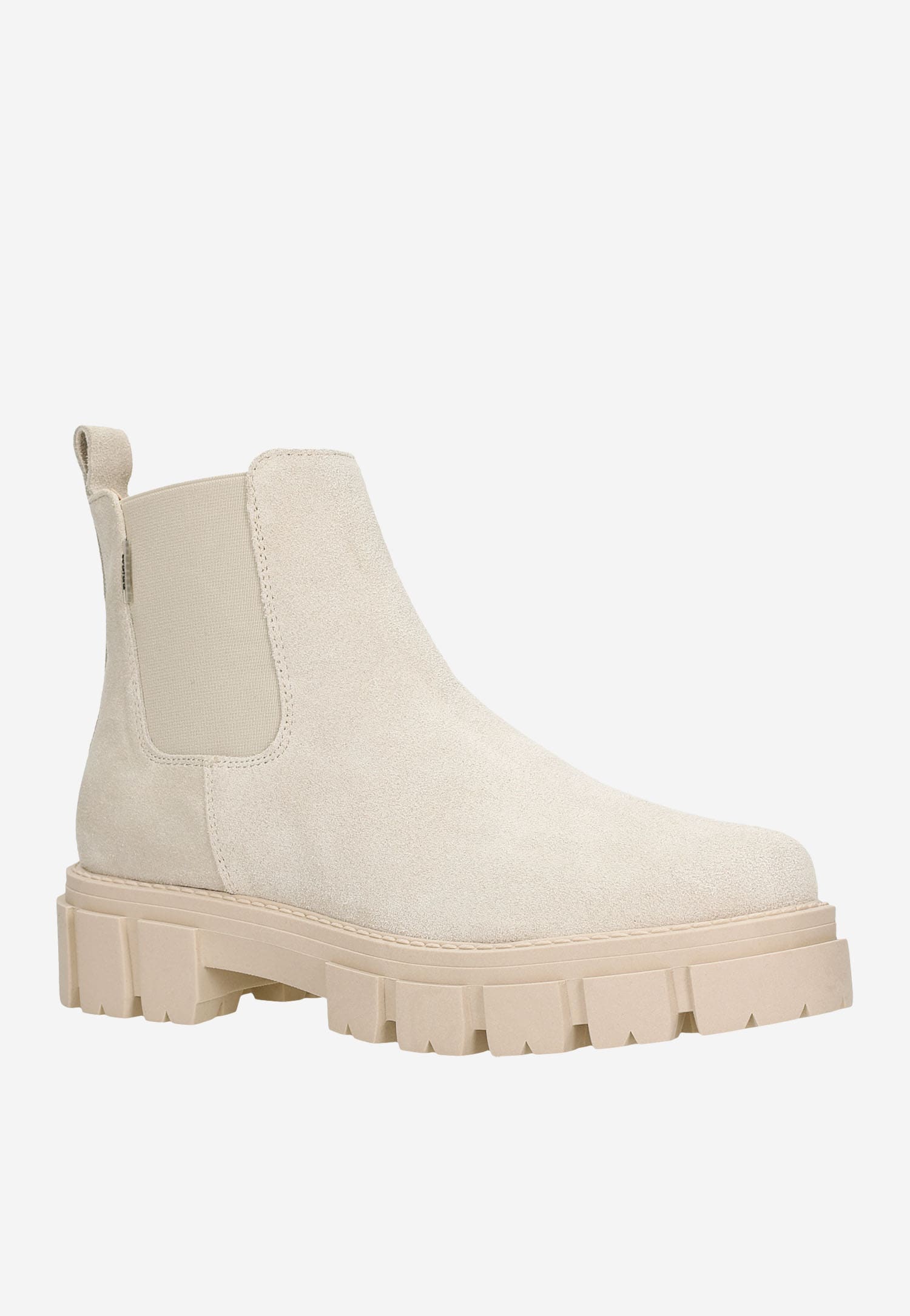 Beżowe wsuwane sztyblety damskie