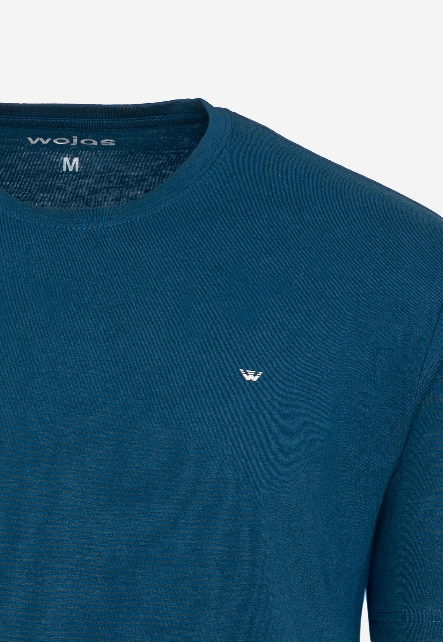 Jasnoniebieski t-shirt męski bawełniany