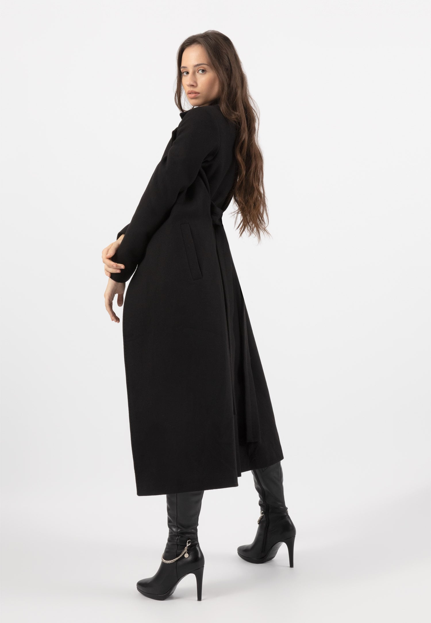 RELAKS płaszcz damski beżowy