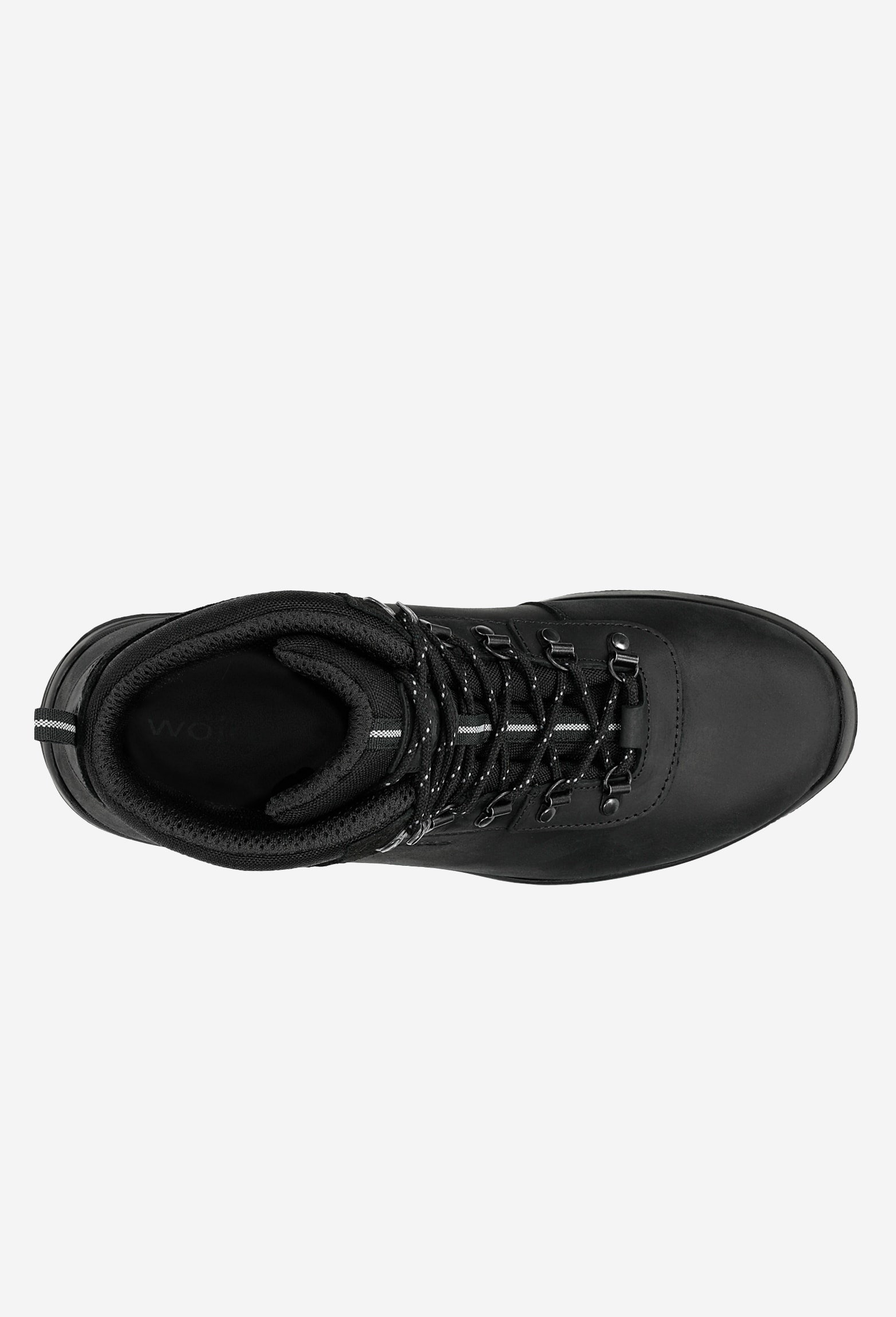 Czarne wysokie trzewiki trekkingowe