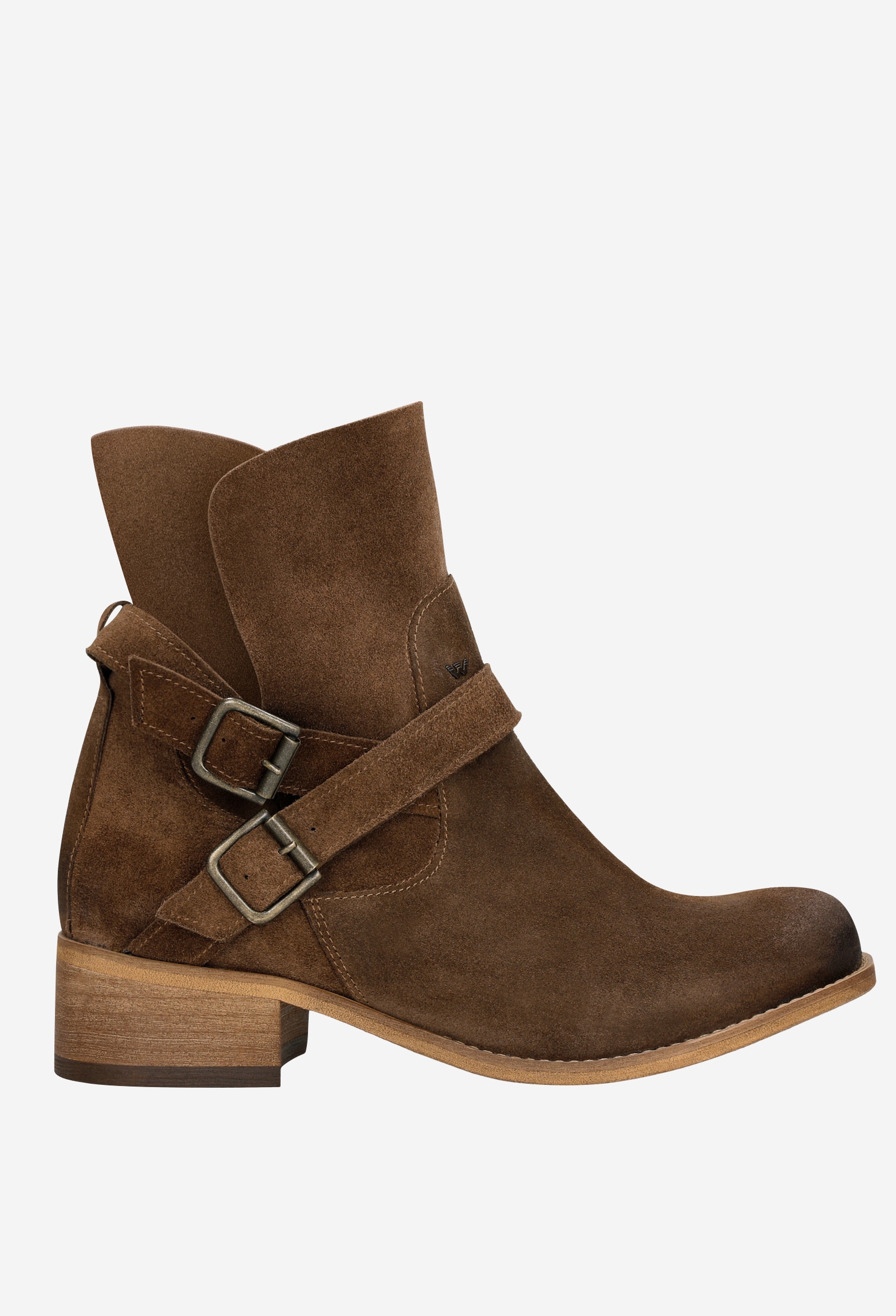 Czarne wsuwane botki damskie