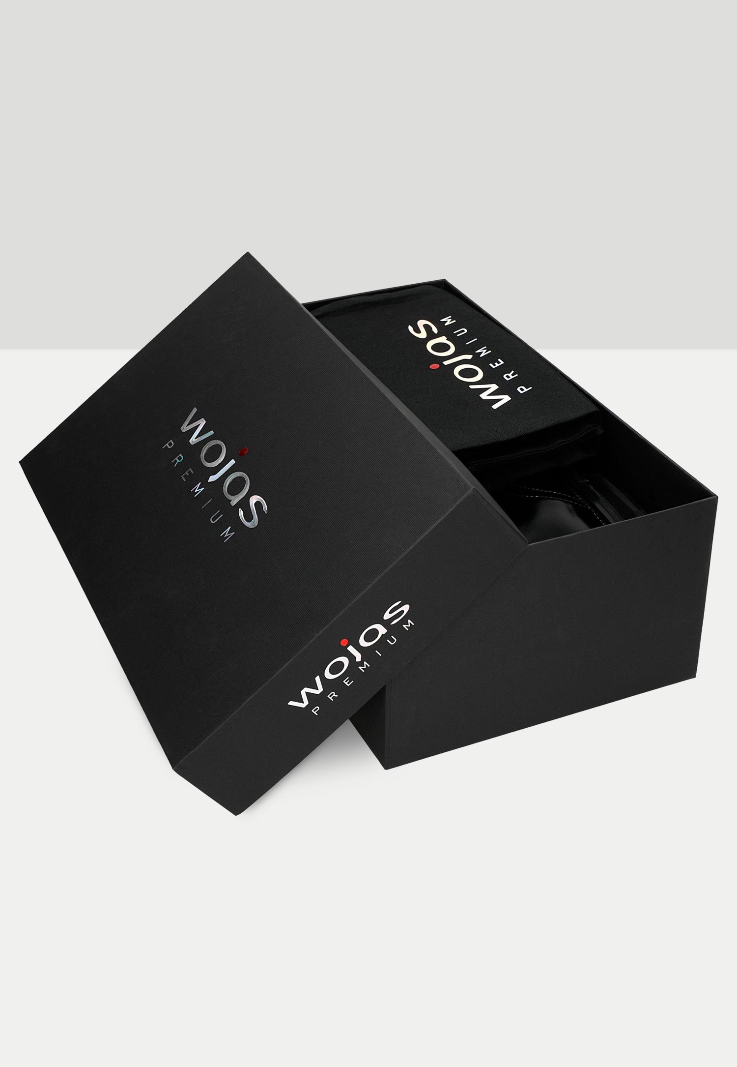 Czarne wizytowe półbuty męskie z linii PREMIUM