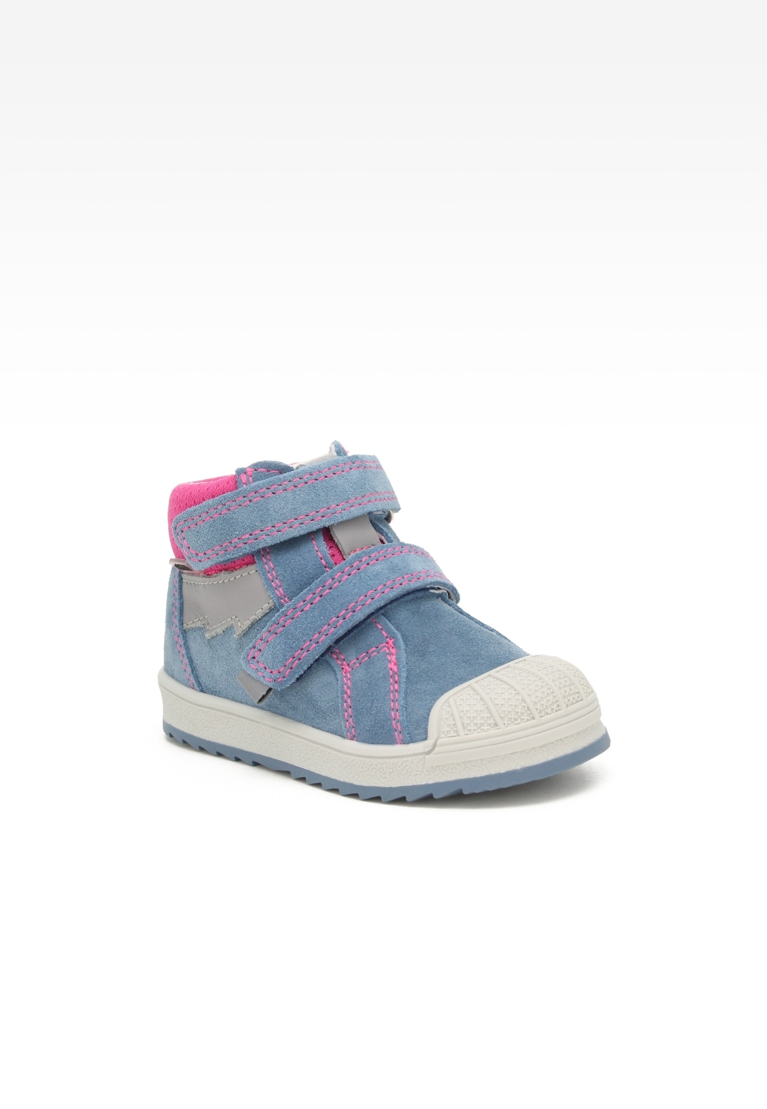 Sneakers BARTEK 11948033, dla dziewcząt, niebiesko-różowy