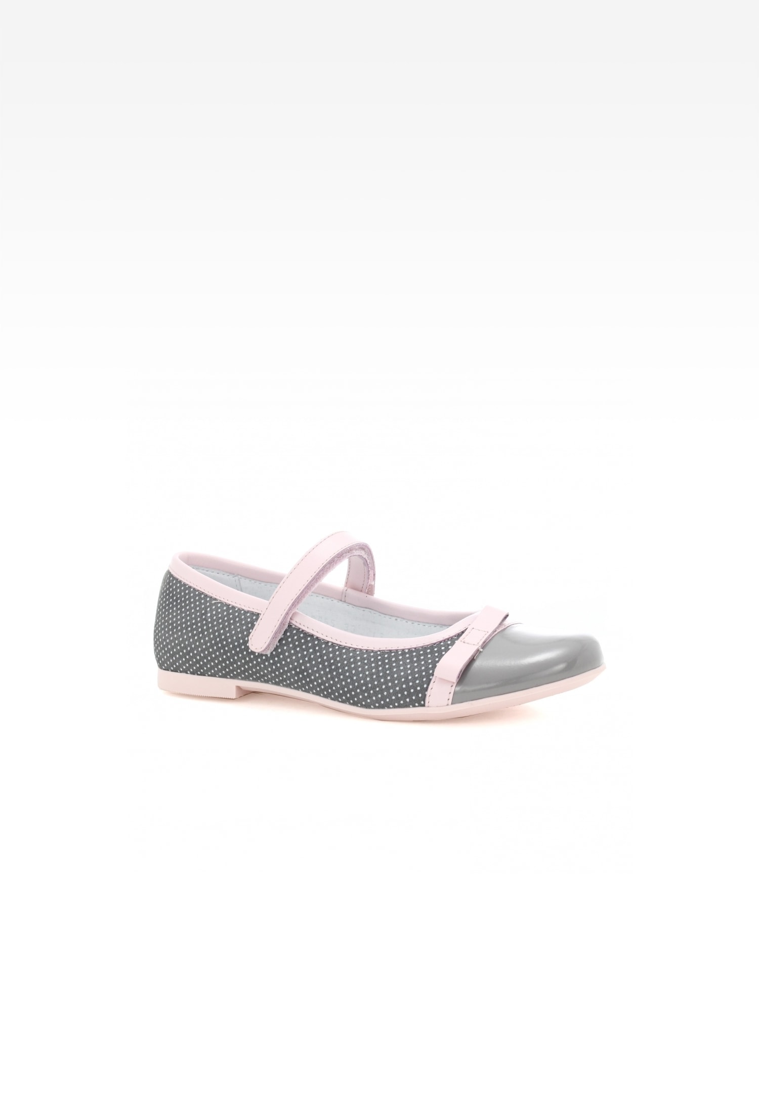 Komunijne, do komunii BARTEK T-18655/1G7, dla dziewcząt, szaro-różowy