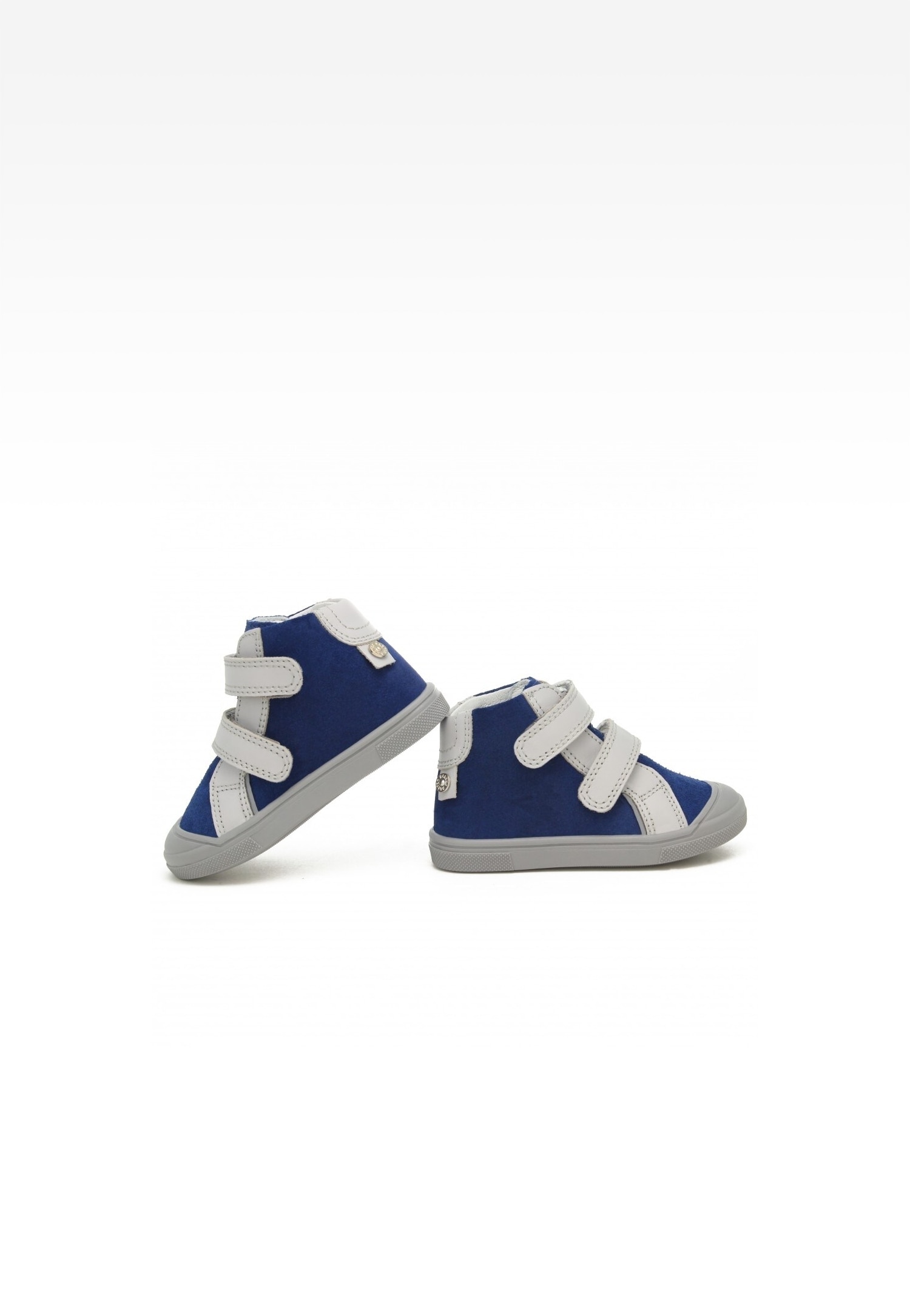 Sneakers BARTEK 11384023, dla chłopców, niebiesko-szary