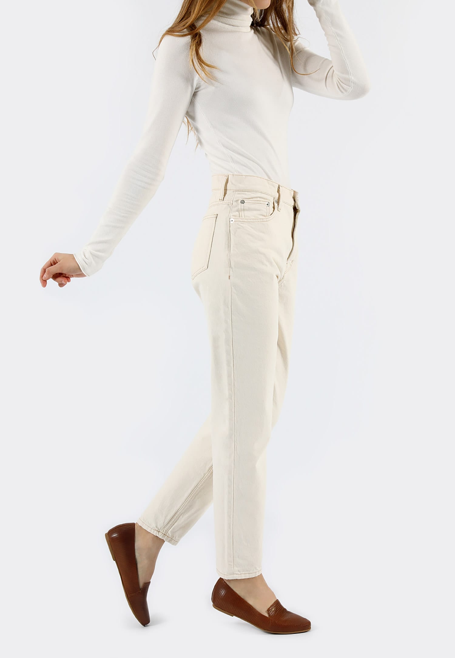 Czarne lordsy damskie na płaskiej podeszwie