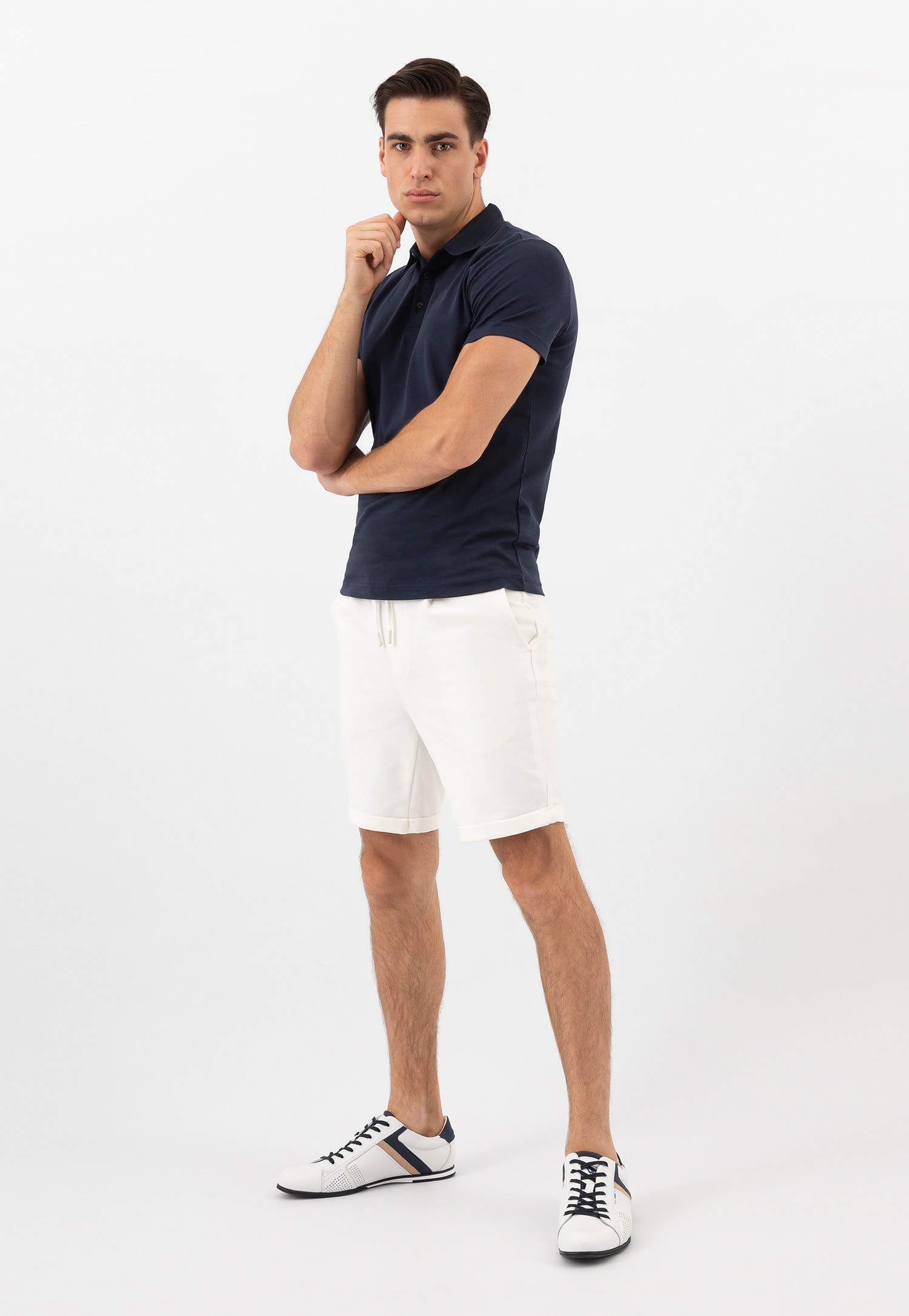 Czarne klasyczne półbuty męskie ze skóry licowej