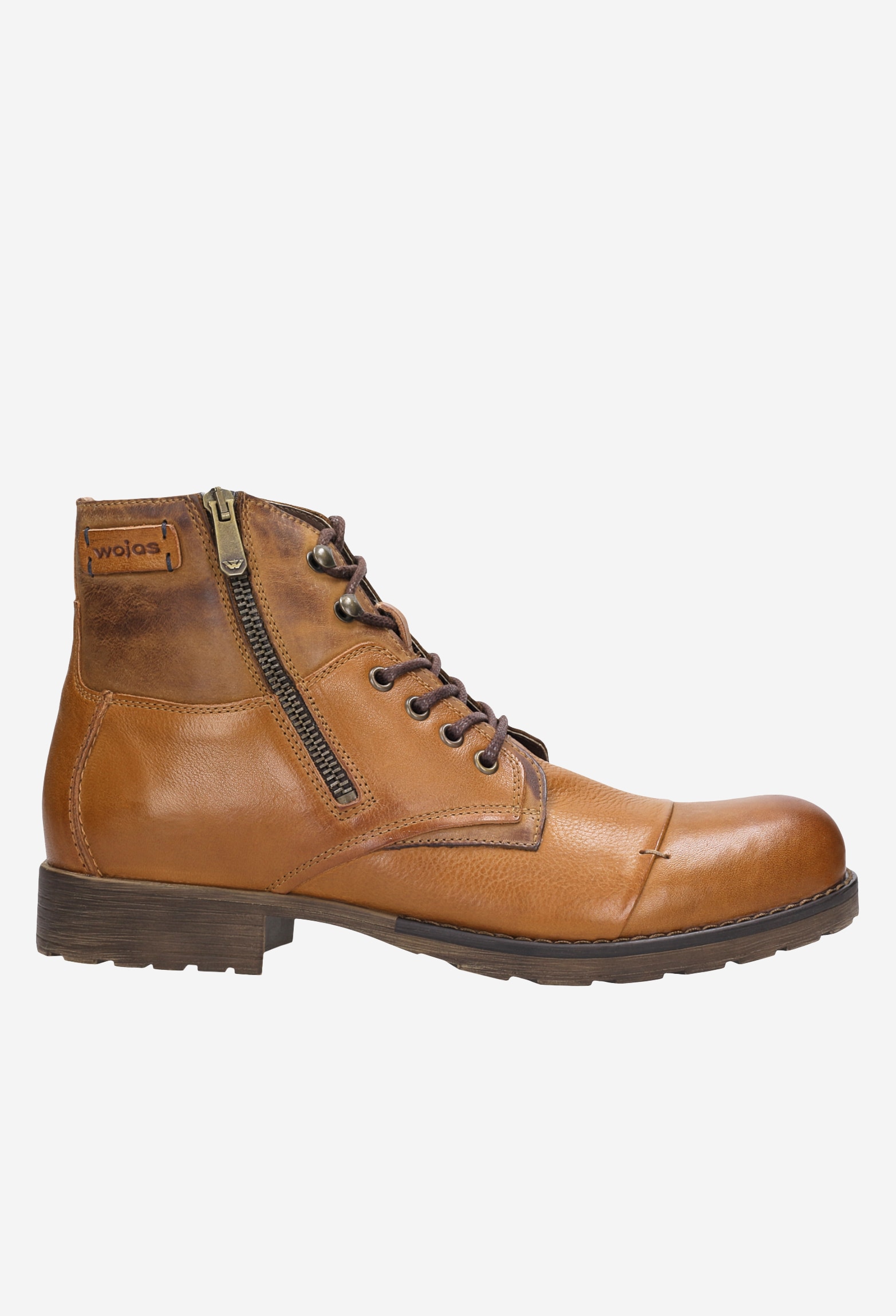 Brązowe trzewiki męskie