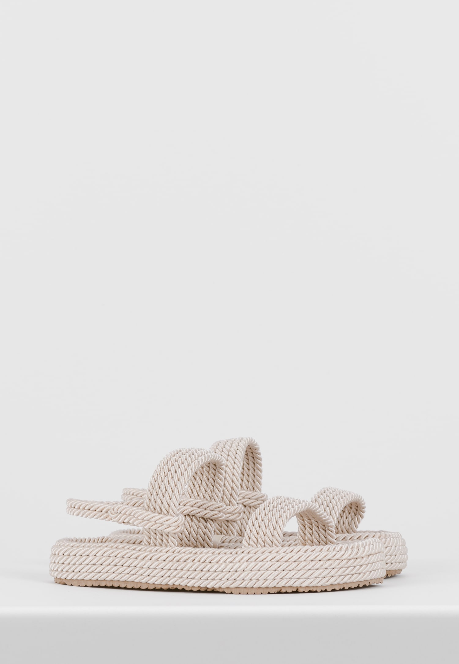 WJS czarne płaskie sandały damskie z ozdobnymi paskami