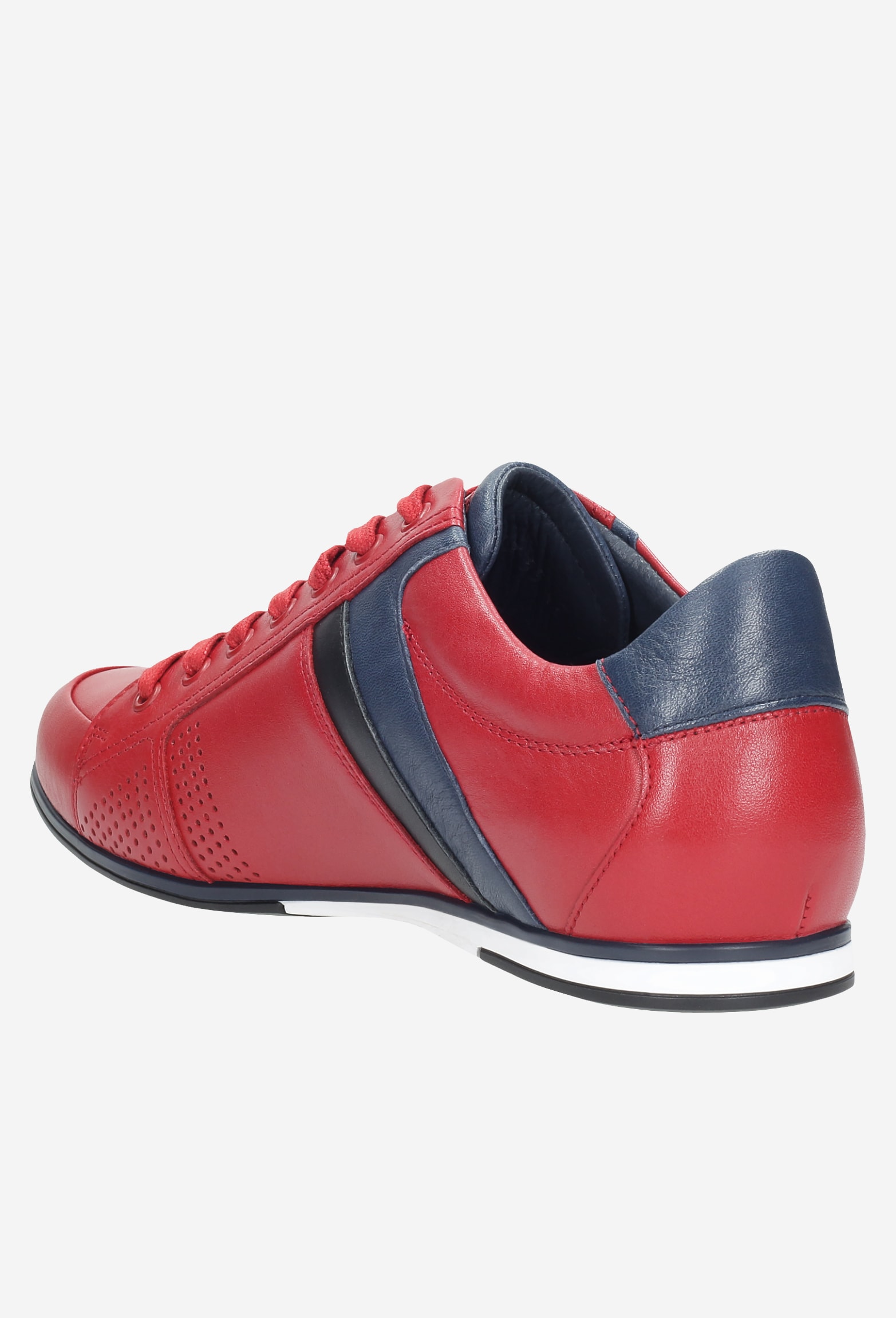 Czerwone półbuty męskie