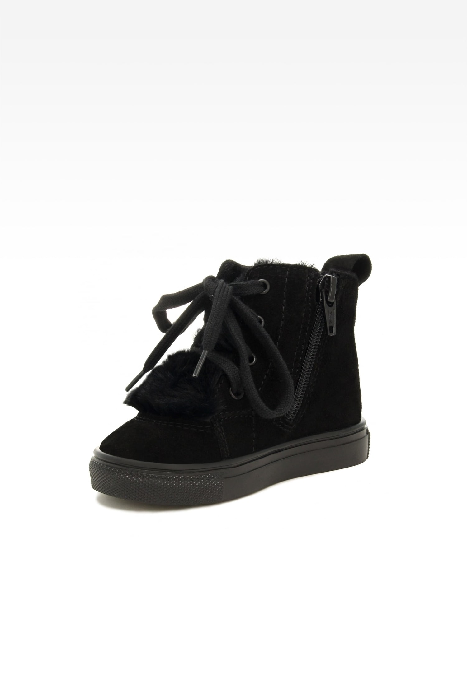 Trzewiki ocieplane BARTEK 11570013, dla dziewcząt, czarny