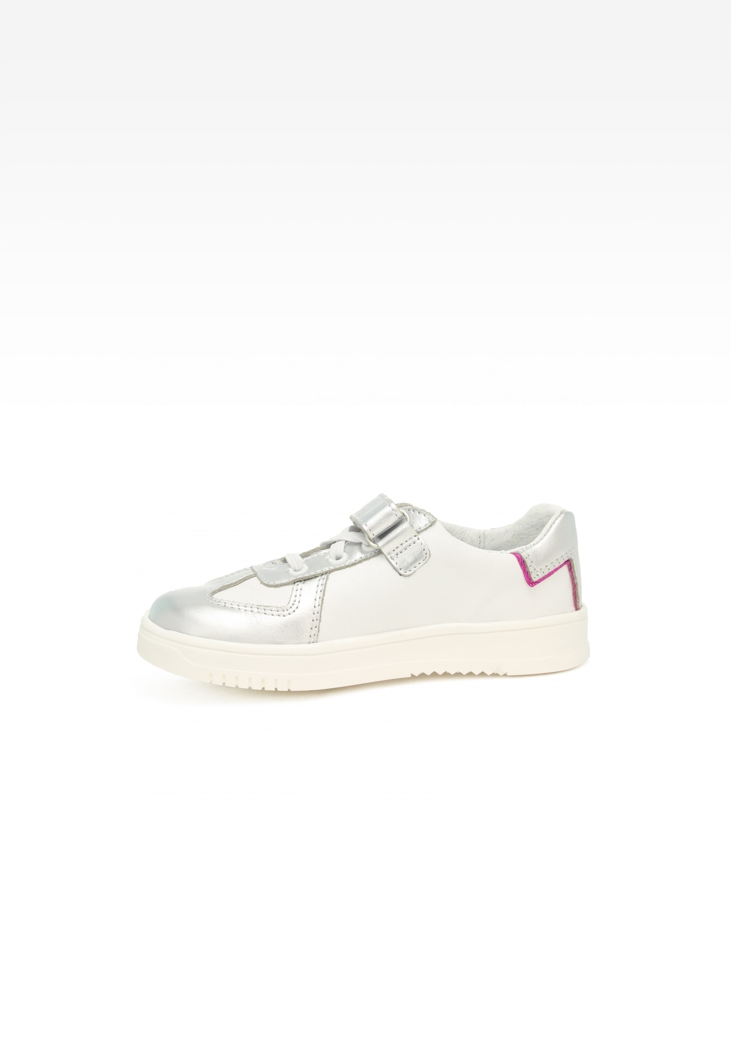 Półbuty BARTEK 15326004, dla dziewcząt, biało-srebrny