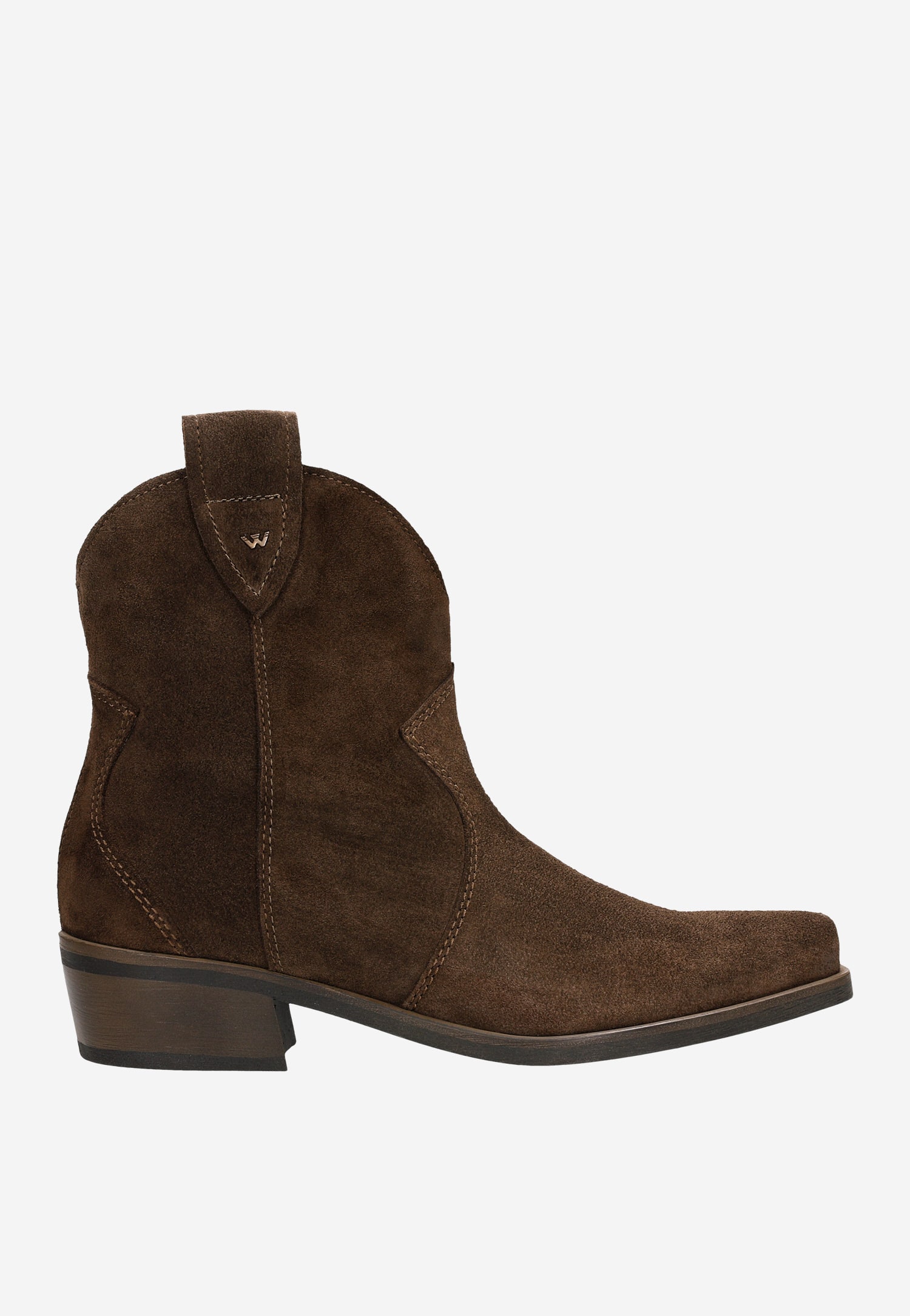 Czarne niskie kowbojki damskie