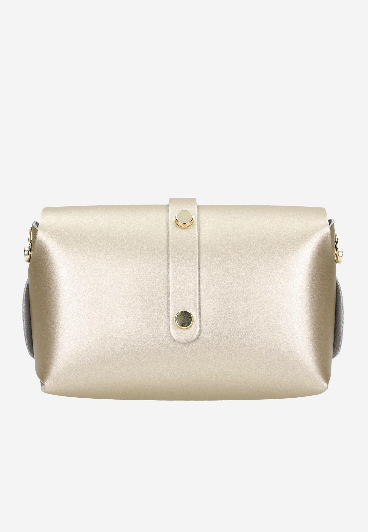 Mała czarna wizytowa torebka damska ze skóry licowej