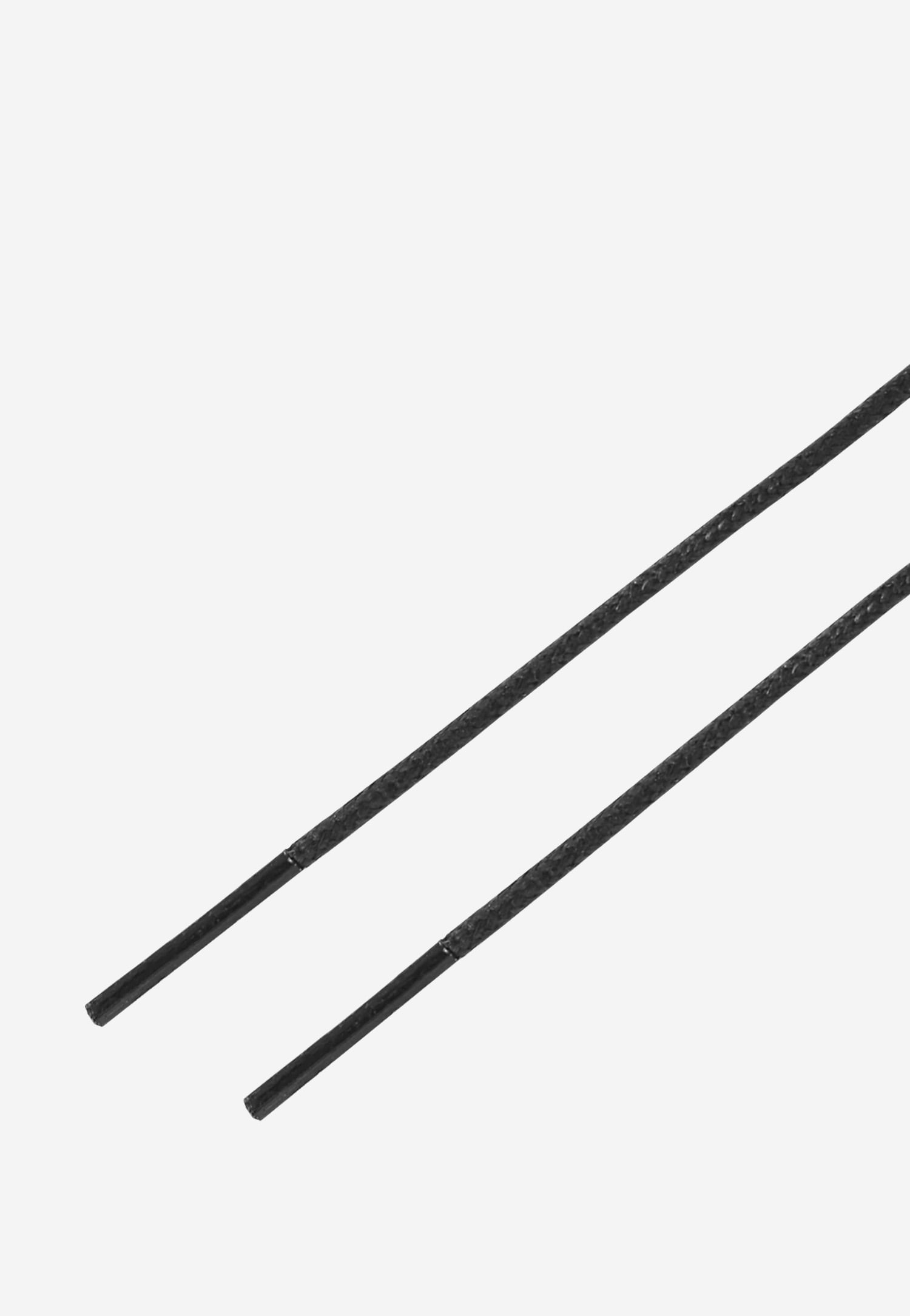 Sznurowadła woskowane czarne 80cm 99503-01