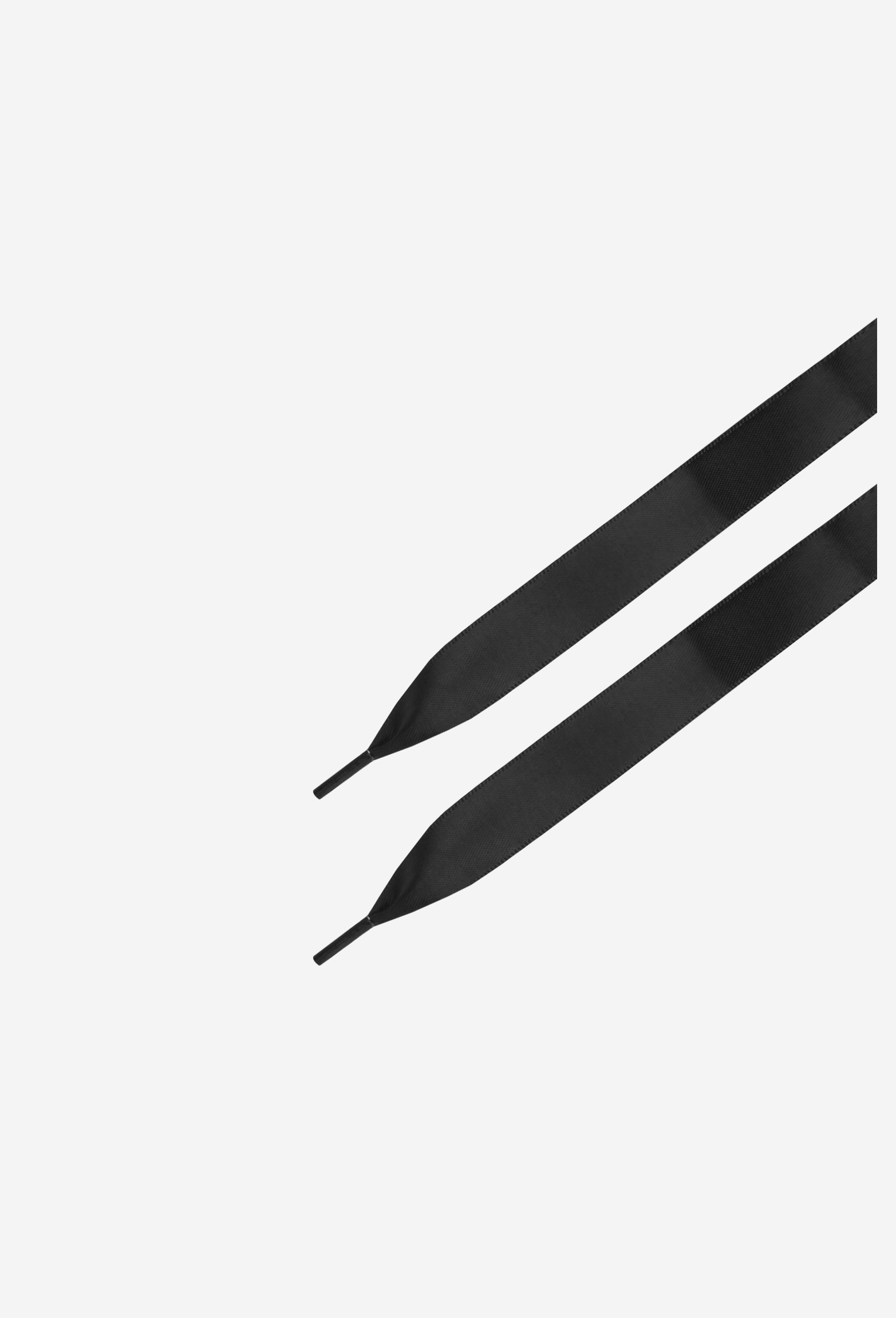 Wojas sznurowadła czarne satynowe 100 cm