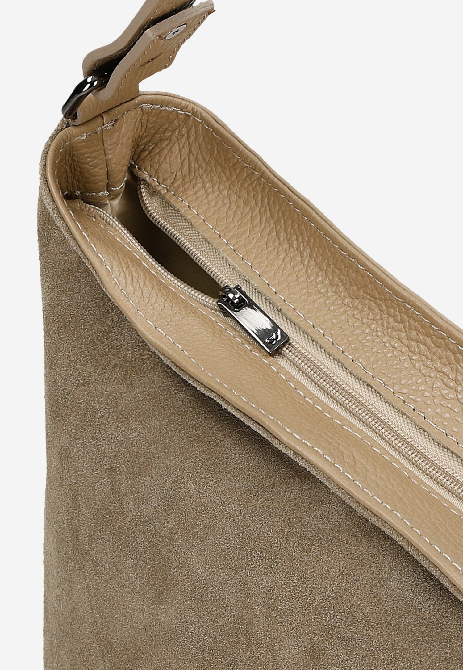 Duża beżowa torebka damska